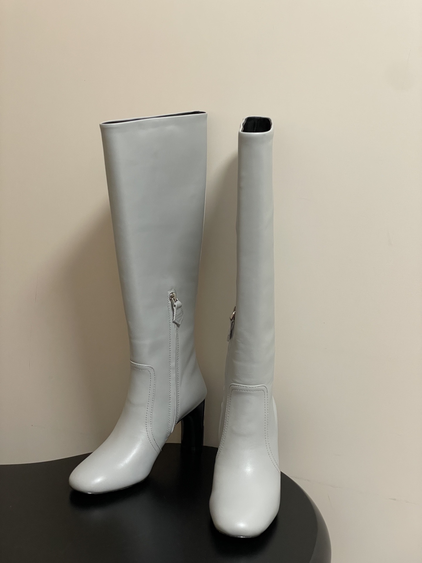 Aivi Shoes 아이비슈즈 루이사 레더 하이힐 롱부츠 4