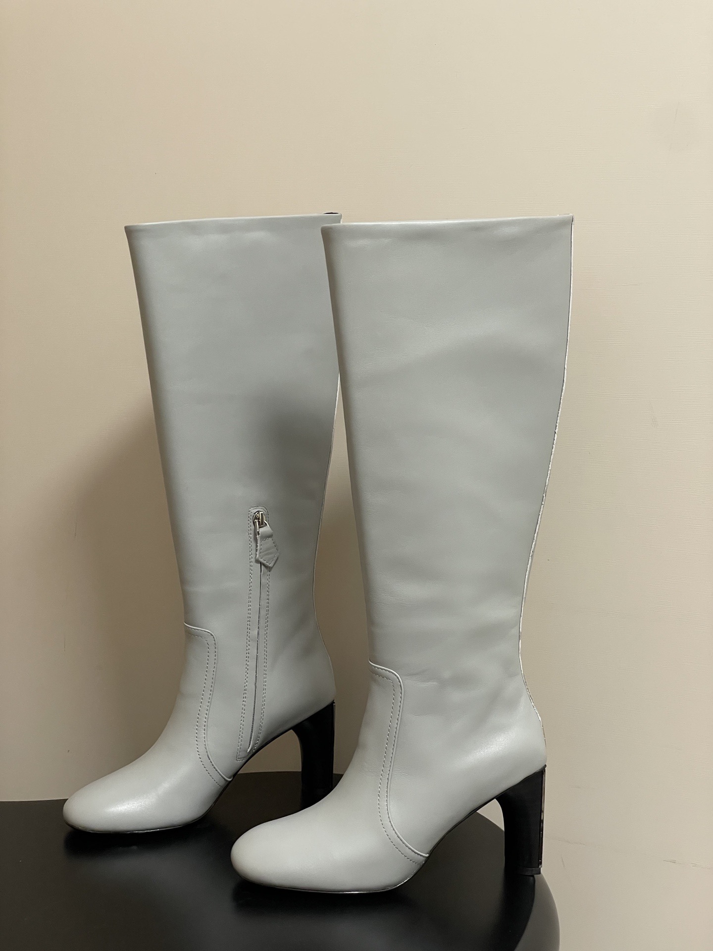 Aivi Shoes 아이비슈즈 루이사 레더 하이힐 롱부츠 5