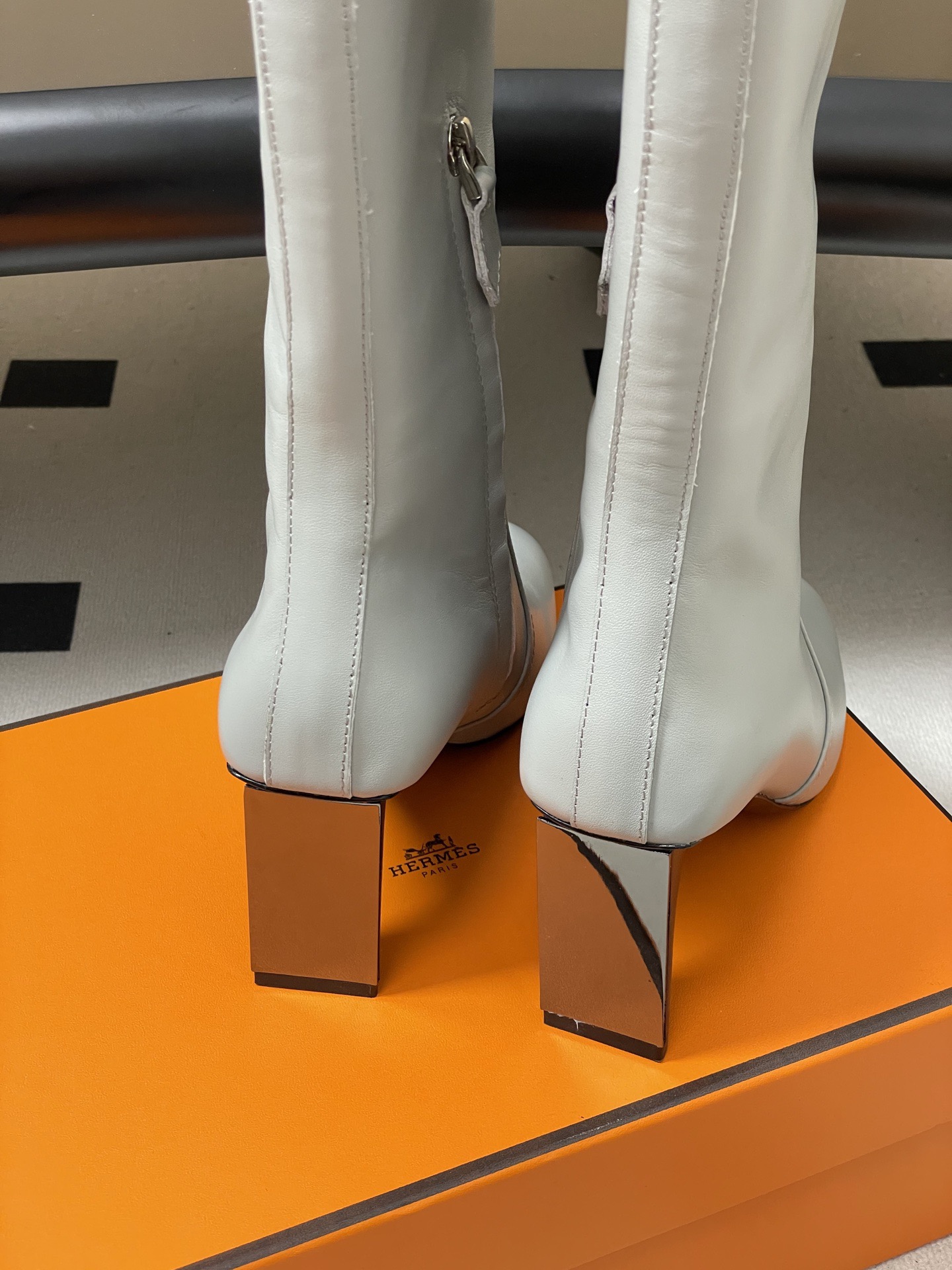 Aivi Shoes 아이비슈즈 루이사 레더 하이힐 롱부츠 11