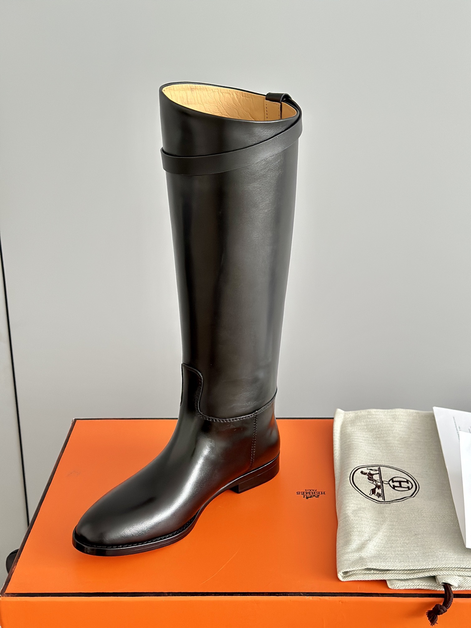 HERMES 에르메스 켈리 버클 레더 롱 라이딩부츠 6