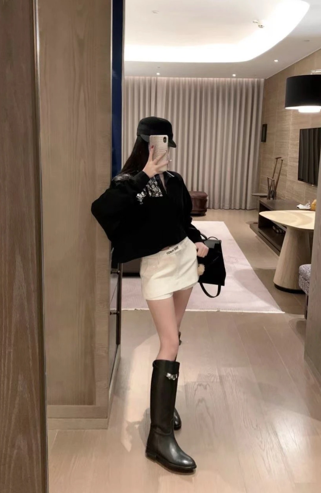 HERMES 에르메스 켈리 버클 레더 롱 라이딩부츠 1