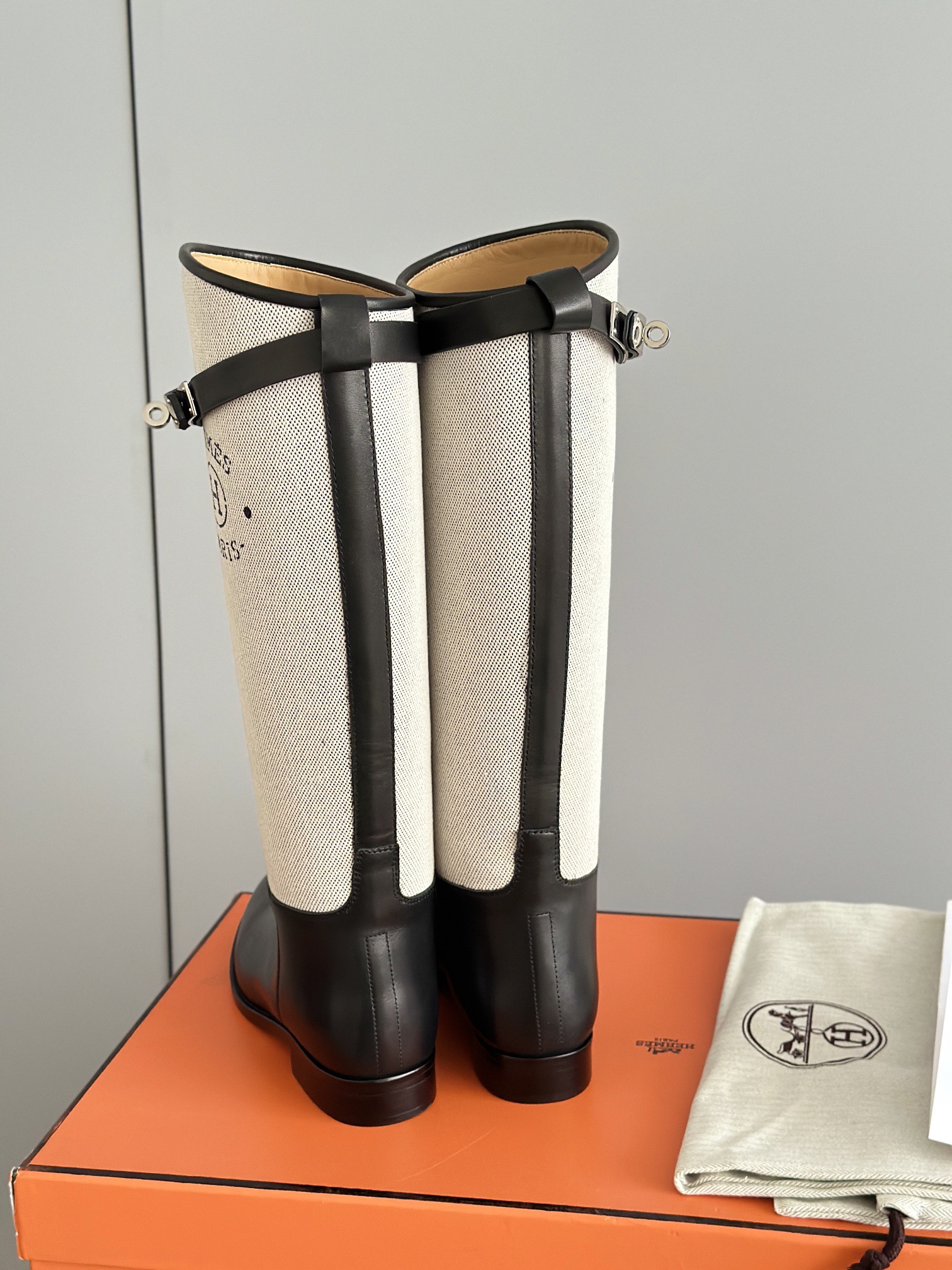 HERMES 에르메스 켈리 버클 레더 롱 라이딩부츠 6