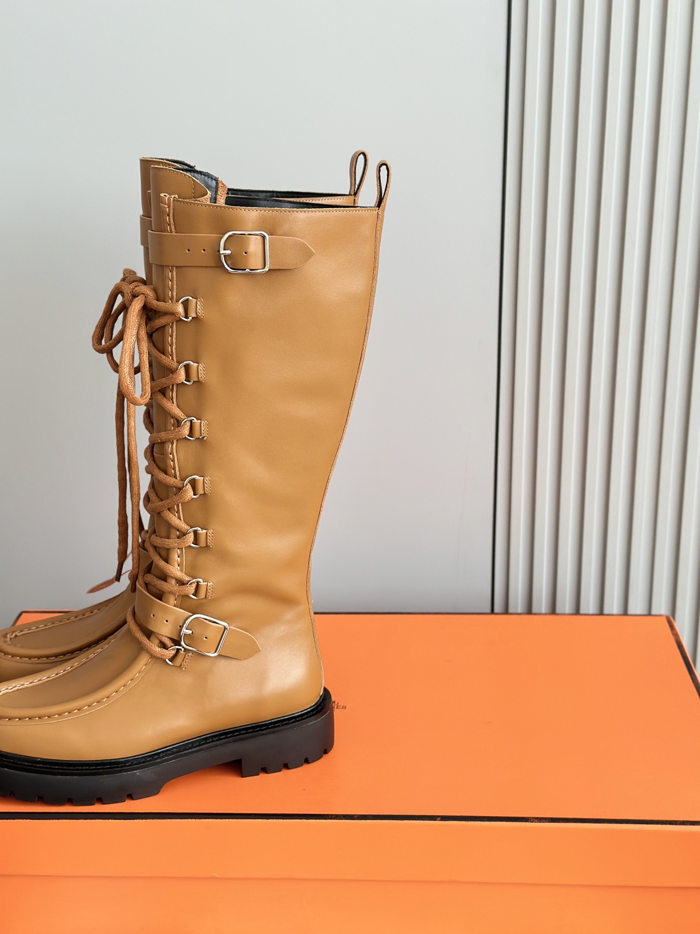 HERMES 에르메스 랜드 레이스업 롱부츠 11