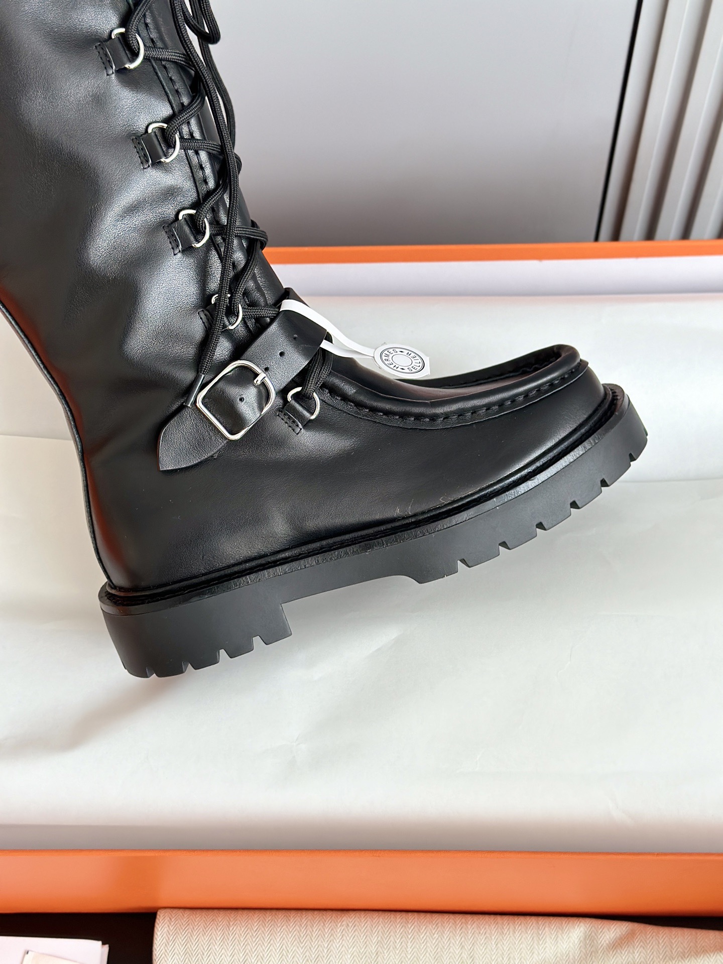 HERMES 에르메스 랜드 레이스업 롱부츠 11