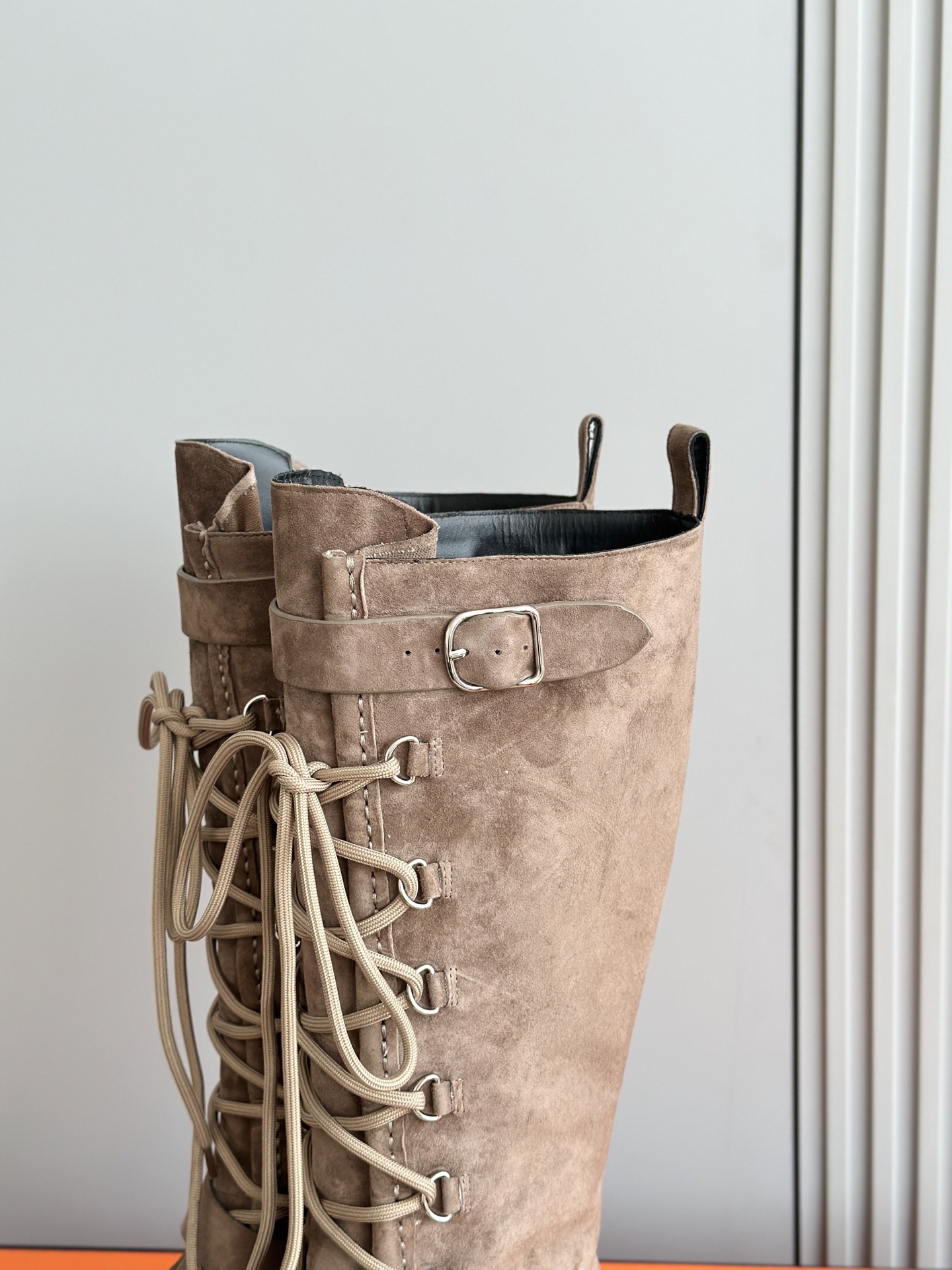 HERMES 에르메스 랜드 레이스업 롱부츠 8