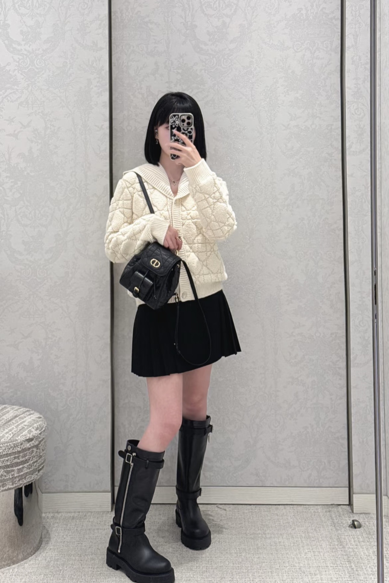 Dior 디올 D-Quest 바이커 레더 부츠 2