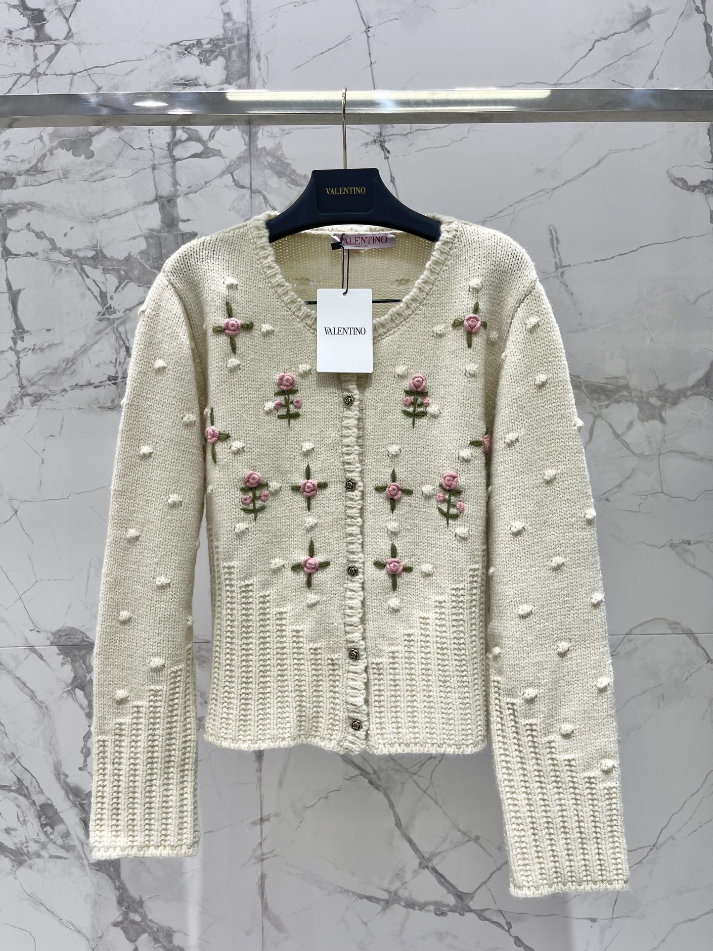 Valentino 발렌티노 로즈 자수 니트 가디건 1