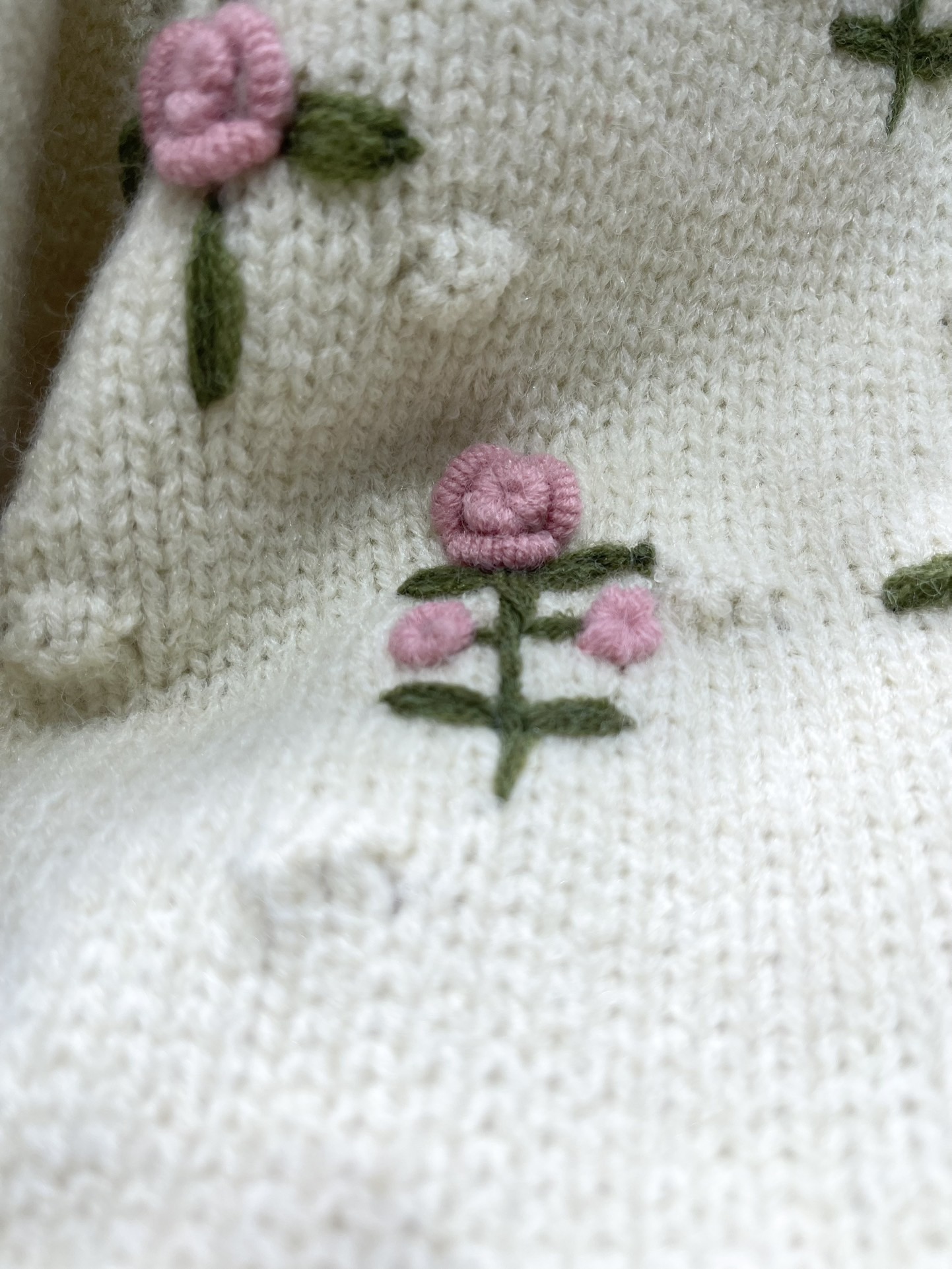 Valentino 발렌티노 로즈 자수 니트 가디건 7