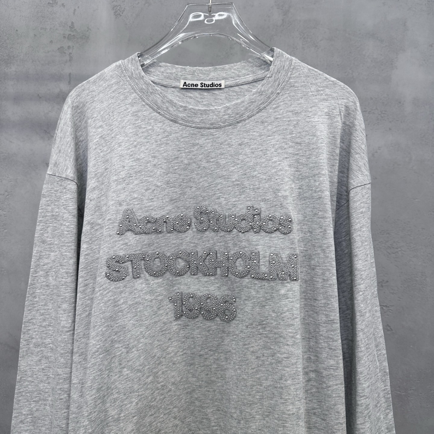 Acne Studios 아크네스튜디오 스톡홀름 비즈 로고 롱슬리브 티셔츠 3
