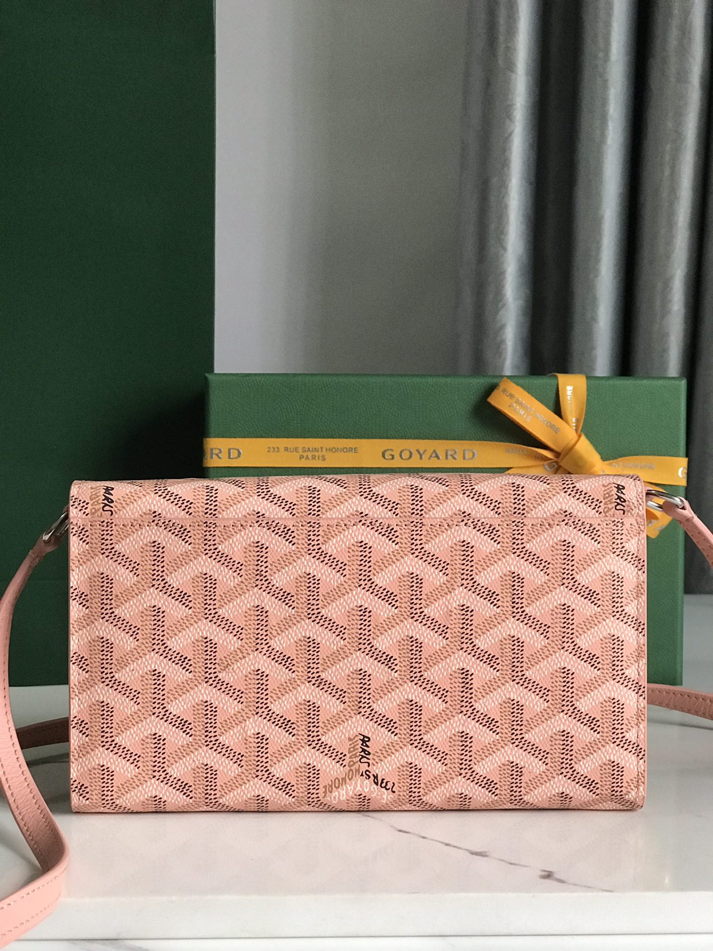 Goyard 고야드 바렌느 Varenne WOC 가야딘 캔버스 크로스백 라이트 핑크 7