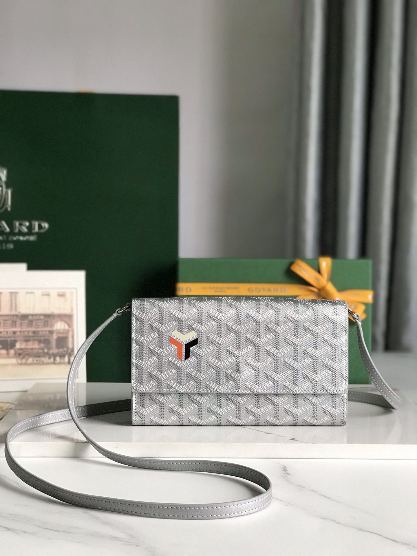 Goyard 고야드 바렌느 Varenne WOC 가야딘 캔버스 크로스백 라이트 핑크 1