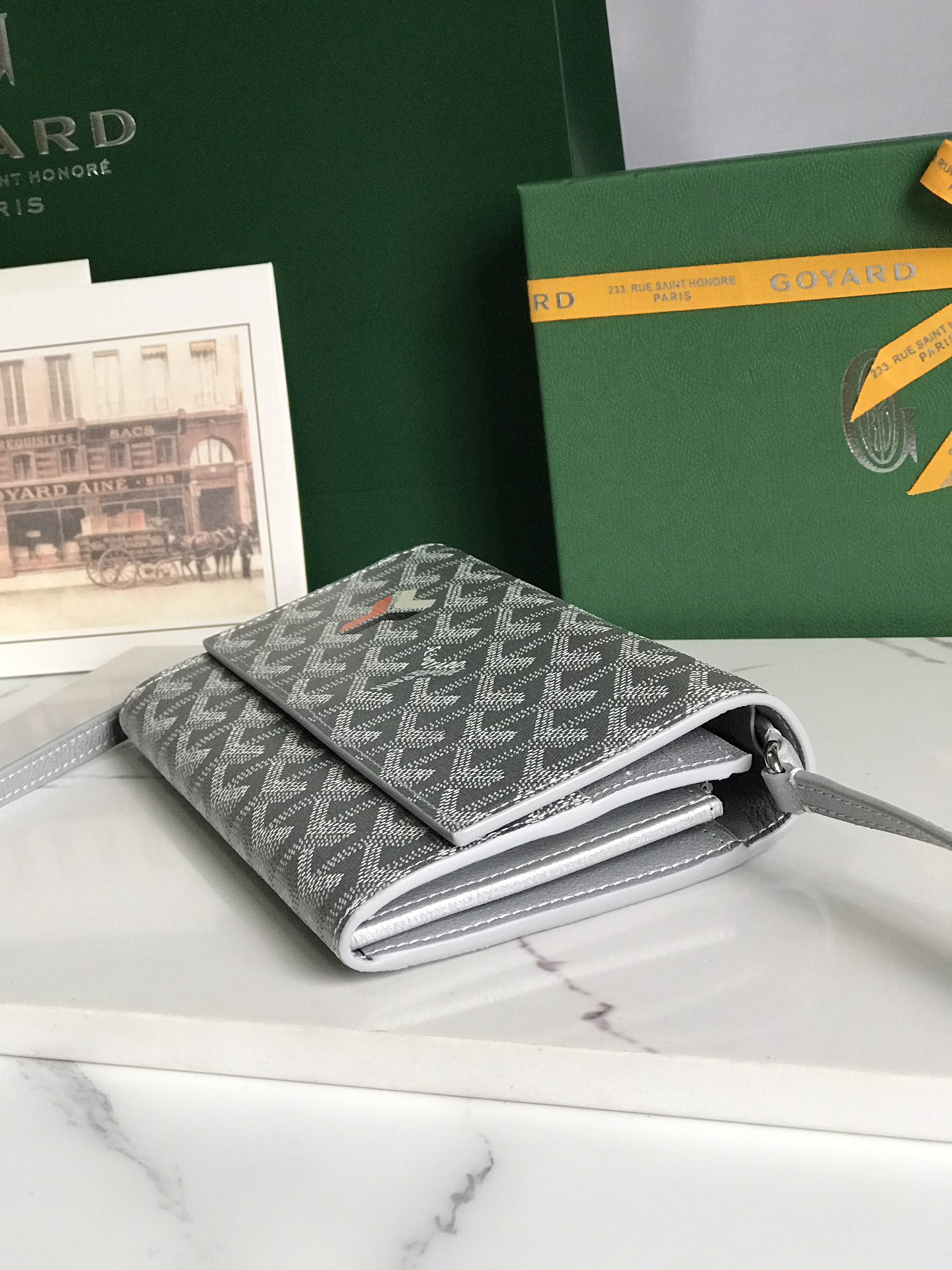 Goyard 고야드 바렌느 Varenne WOC 가야딘 캔버스 크로스백 라이트 핑크 5