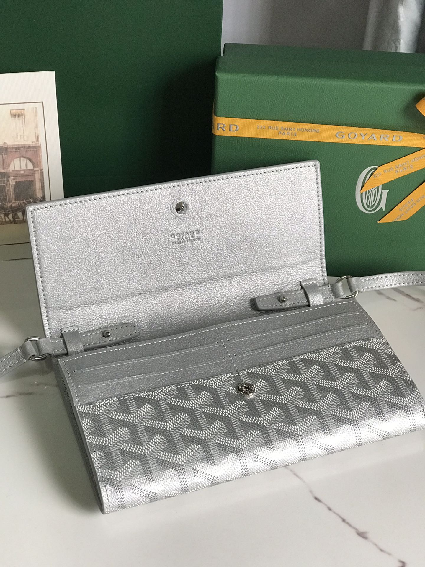 Goyard 고야드 바렌느 Varenne WOC 가야딘 캔버스 크로스백 라이트 핑크 6