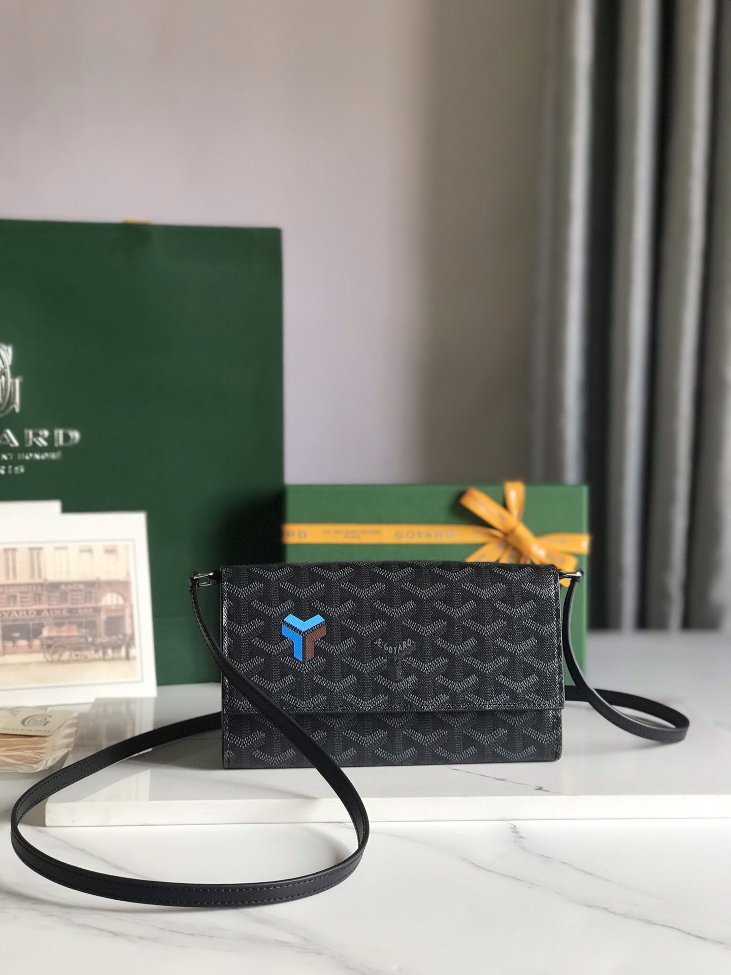 Goyard 고야드 바렌느 Varenne WOC 가야딘 캔버스 크로스백 라이트 핑크 1