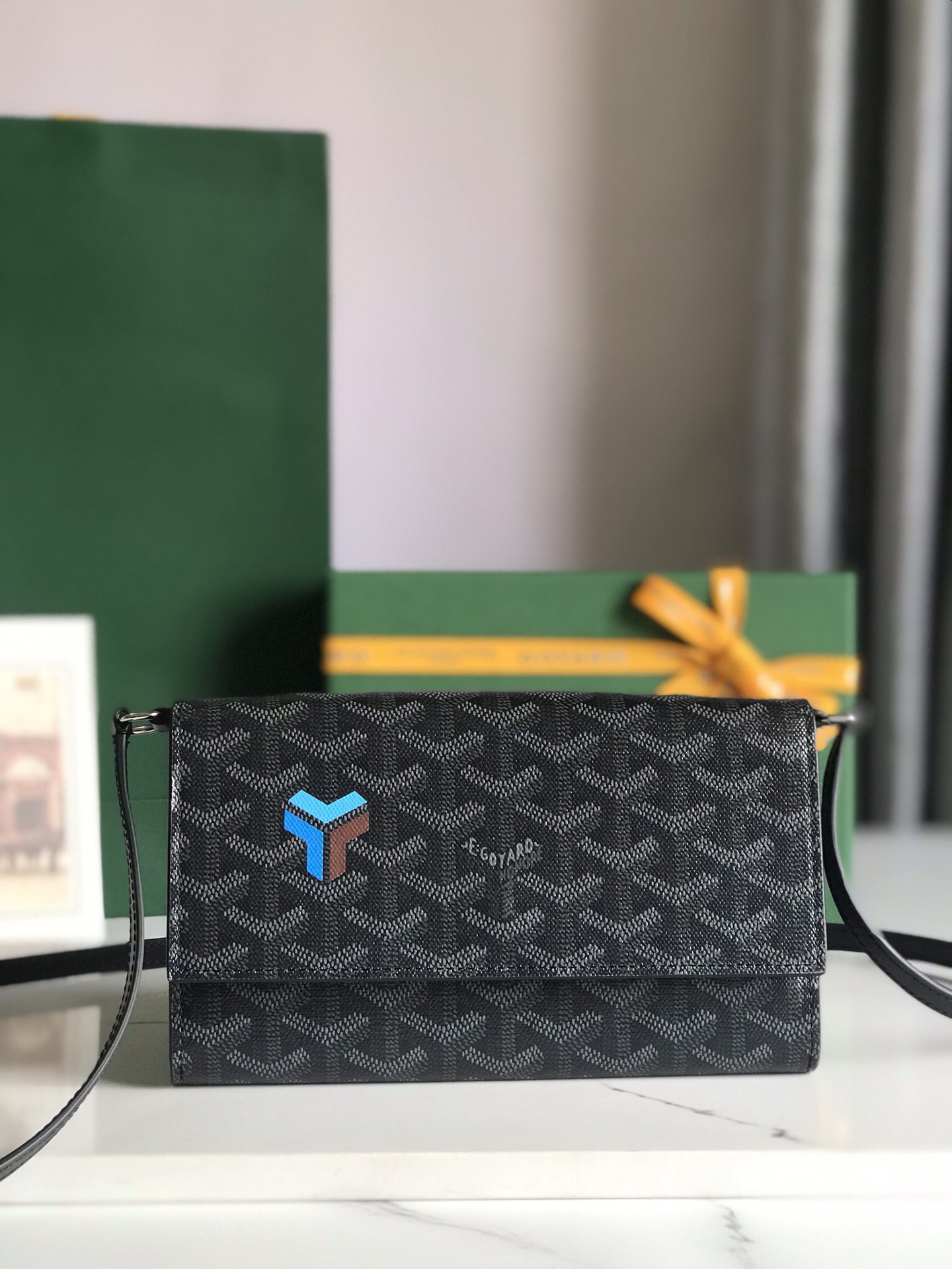 Goyard 고야드 바렌느 Varenne WOC 가야딘 캔버스 크로스백 라이트 핑크 2