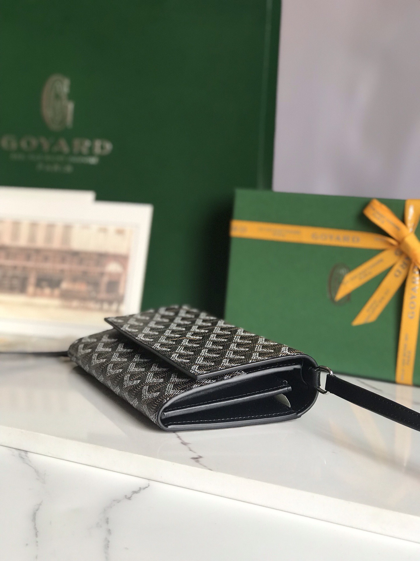 Goyard 고야드 바렌느 Varenne WOC 가야딘 캔버스 크로스백 라이트 핑크 5