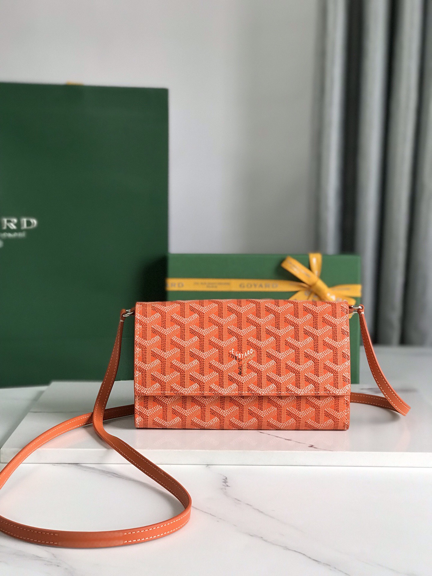 Goyard 고야드 바렌느 Varenne WOC 가야딘 캔버스 크로스백 라이트 핑크 1