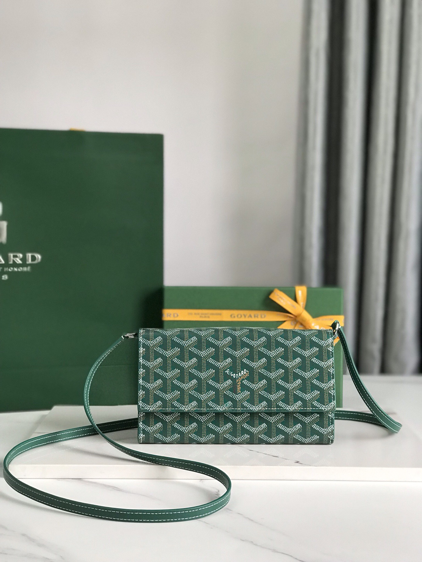 Goyard 고야드 바렌느 Varenne WOC 가야딘 캔버스 크로스백 라이트 핑크 4