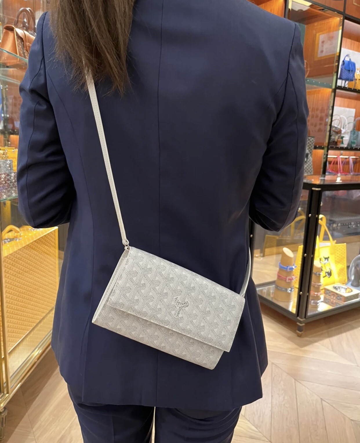 Goyard 고야드 바렌느 Varenne WOC 가야딘 캔버스 크로스백 라이트 핑크 2