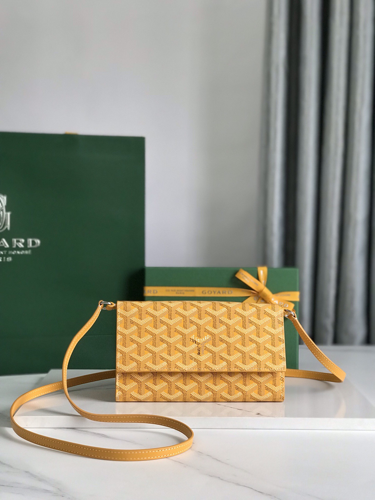 Goyard 고야드 바렌느 Varenne WOC 가야딘 캔버스 크로스백 라이트 핑크 3