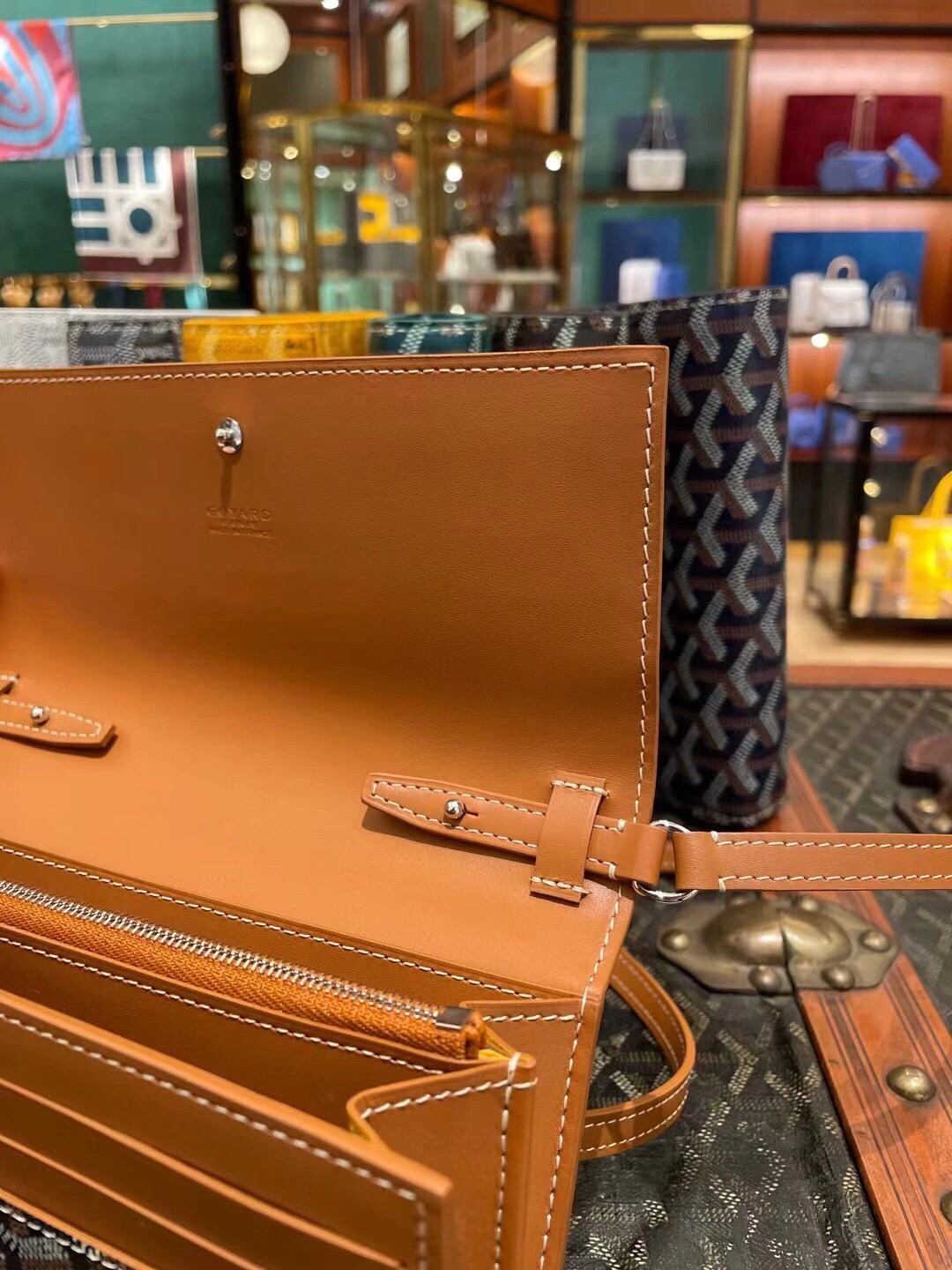 Goyard 고야드 바렌느 Varenne WOC 가야딘 캔버스 크로스백 라이트 핑크 5