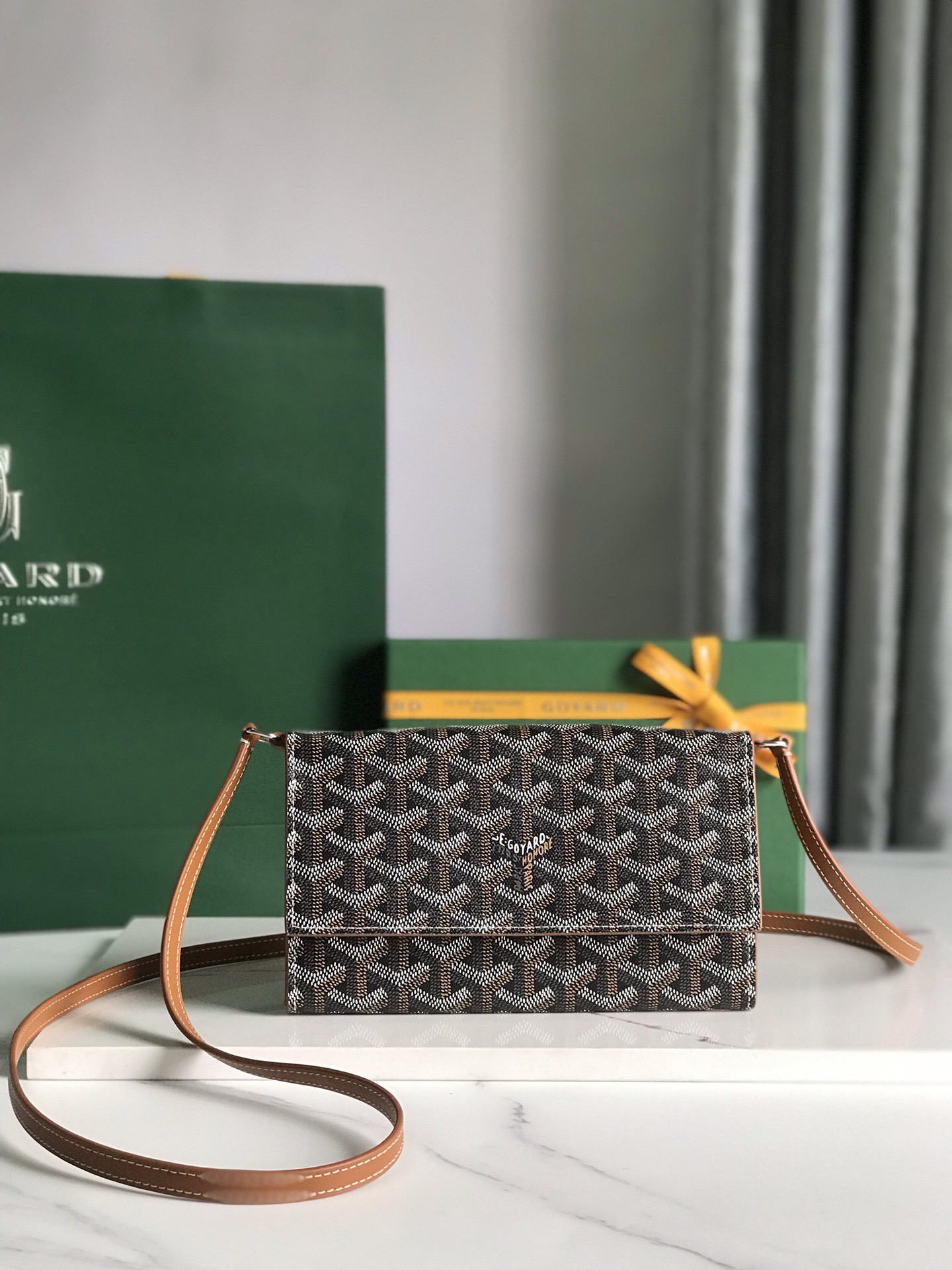 Goyard 고야드 바렌느 Varenne WOC 가야딘 캔버스 크로스백 라이트 핑크 7