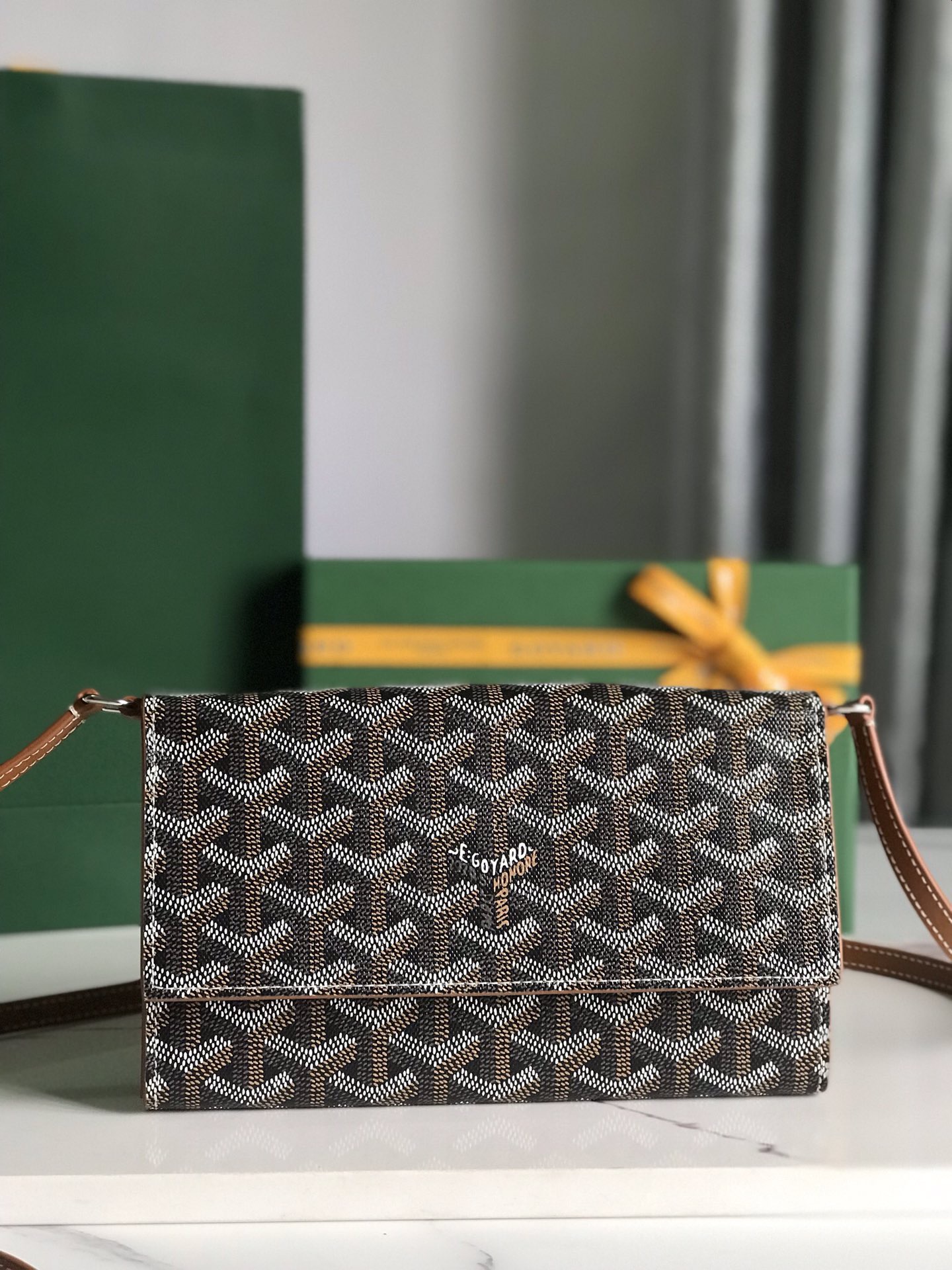 Goyard 고야드 바렌느 Varenne WOC 가야딘 캔버스 크로스백 라이트 핑크 8