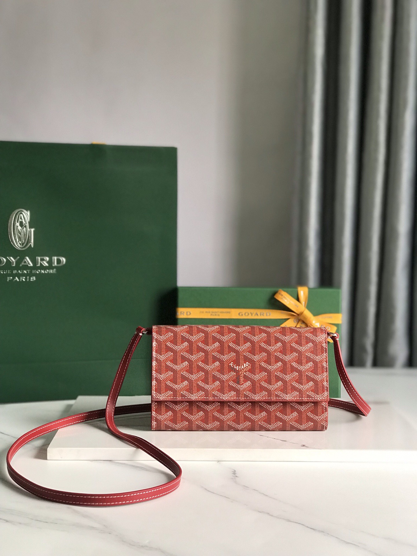 Goyard 고야드 바렌느 Varenne WOC 가야딘 캔버스 크로스백 라이트 핑크 6