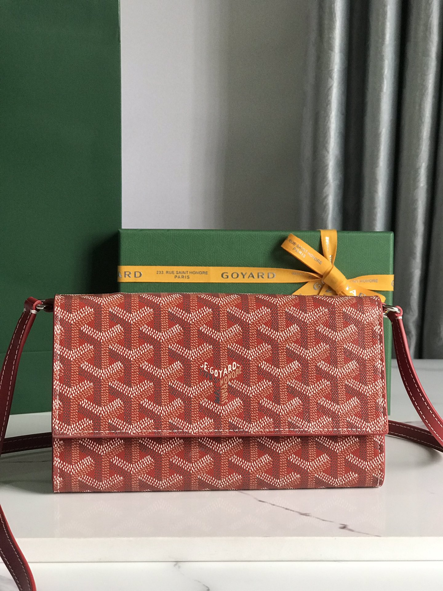 Goyard 고야드 바렌느 Varenne WOC 가야딘 캔버스 크로스백 라이트 핑크 7