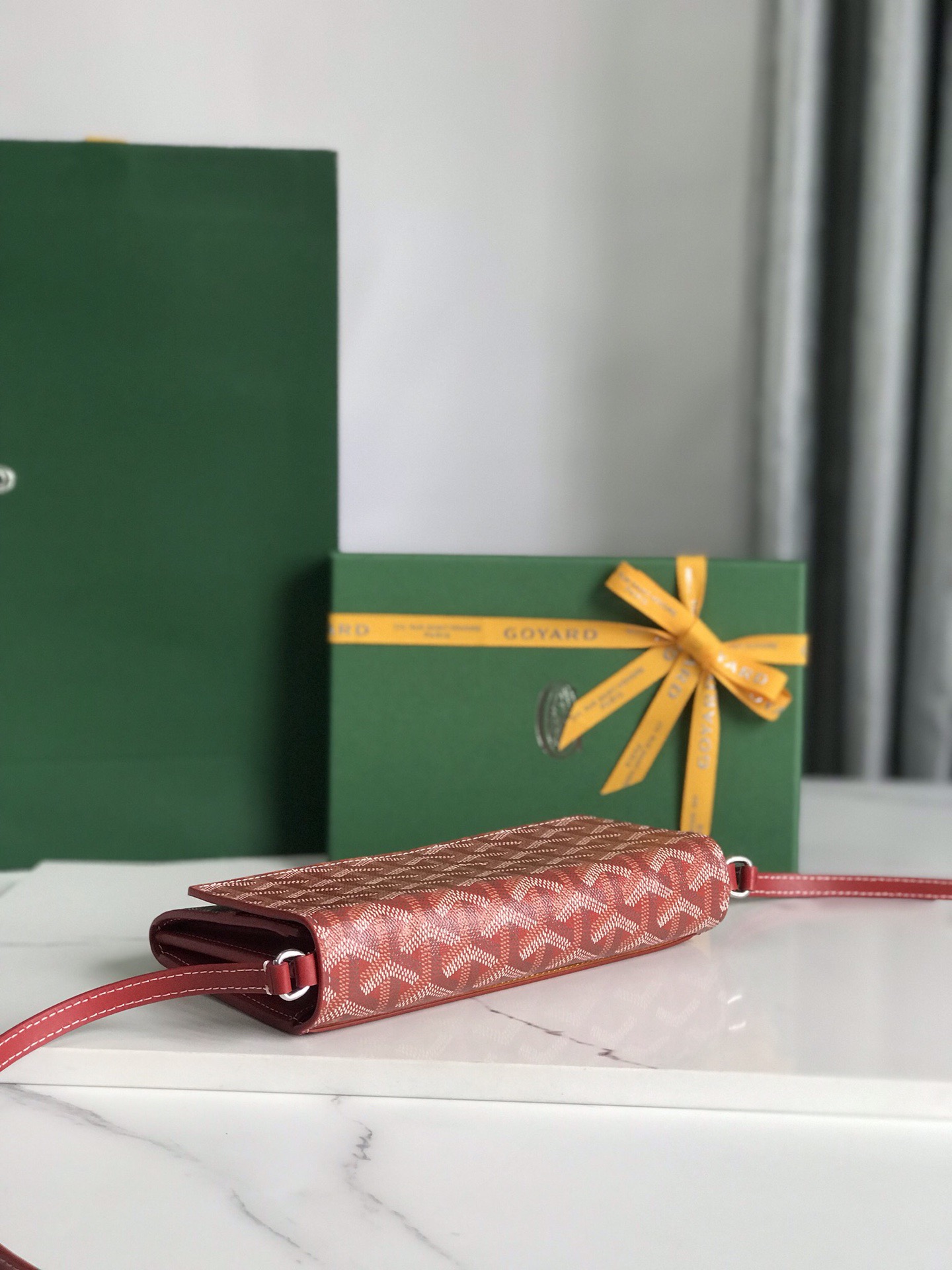 Goyard 고야드 바렌느 Varenne WOC 가야딘 캔버스 크로스백 라이트 핑크 9