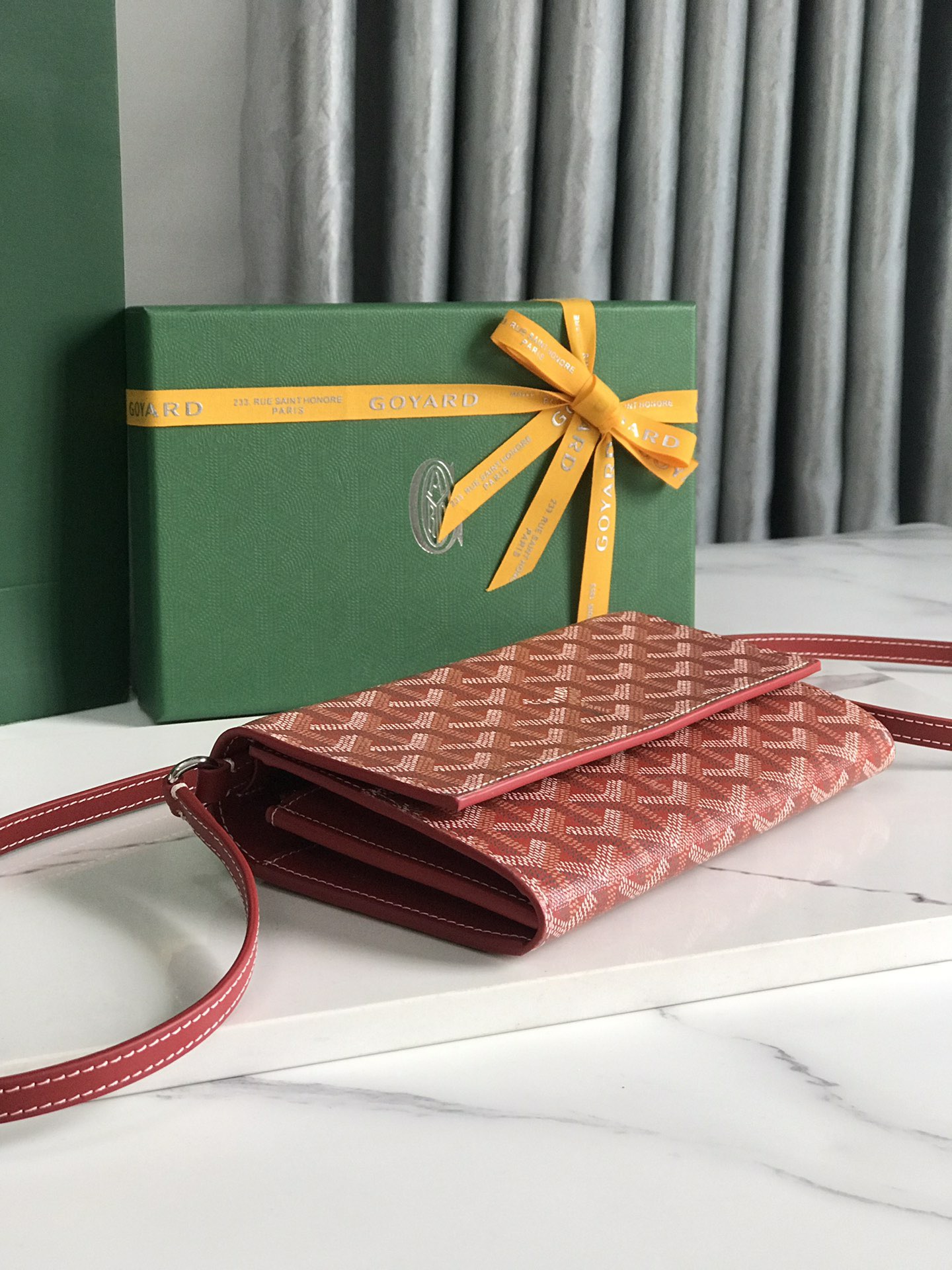 Goyard 고야드 바렌느 Varenne WOC 가야딘 캔버스 크로스백 라이트 핑크 11