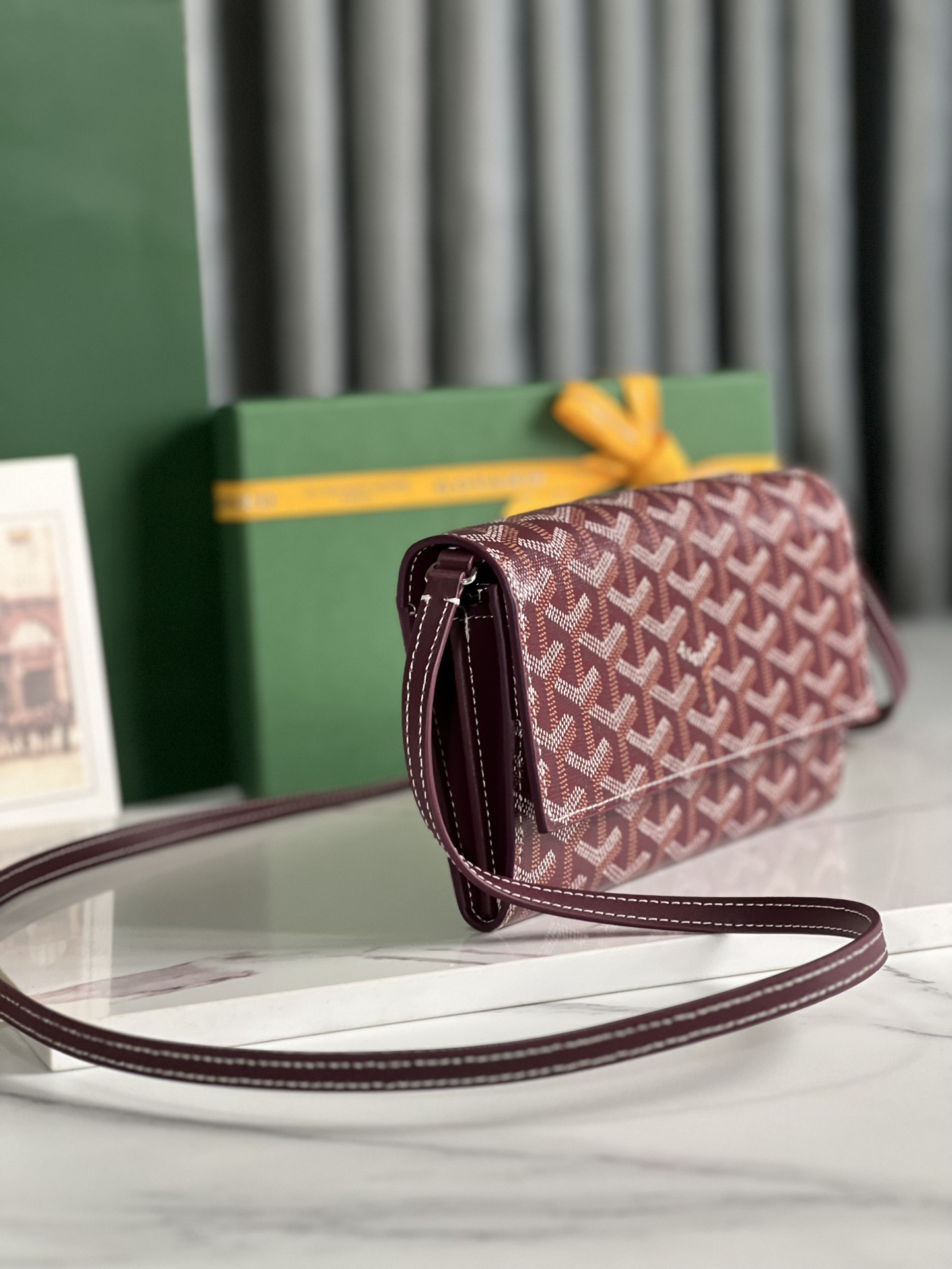 Goyard 고야드 바렌느 Varenne WOC 가야딘 캔버스 크로스백 라이트 핑크 3