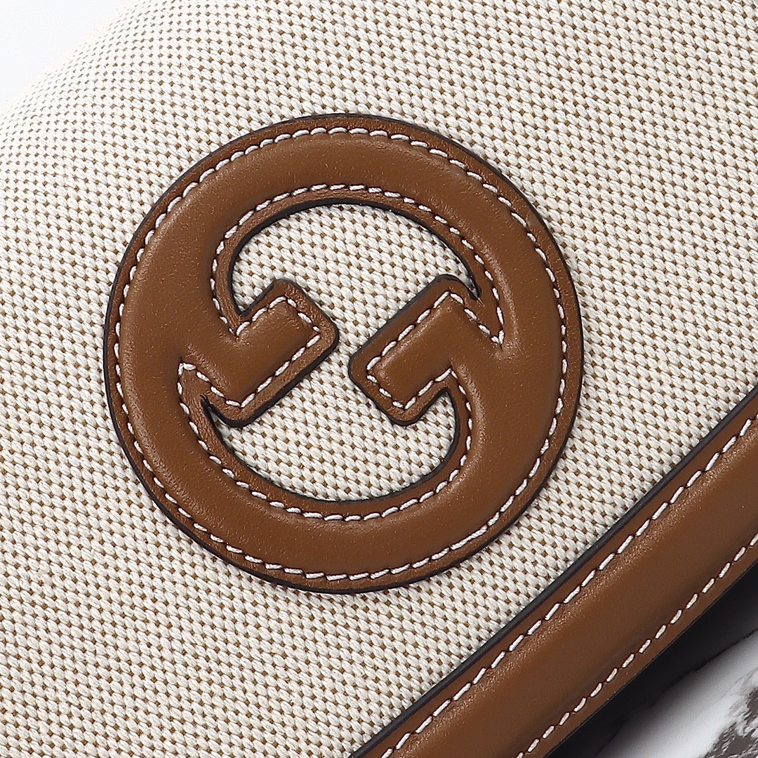 Gucci 구찌 인터로킹 G GG 수프림 캔버스 미니 크로스백 브라운 815700 8