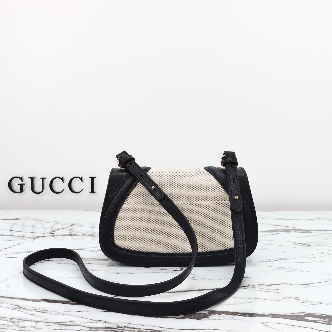 Gucci 구찌 인터로킹 G GG 수프림 캔버스 미니 크로스백 브라운 815700 8