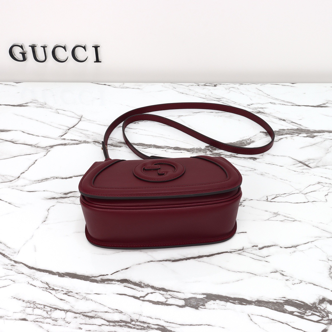 Gucci 구찌 인터로킹 G GG 수프림 캔버스 미니 크로스백 브라운 815700 8