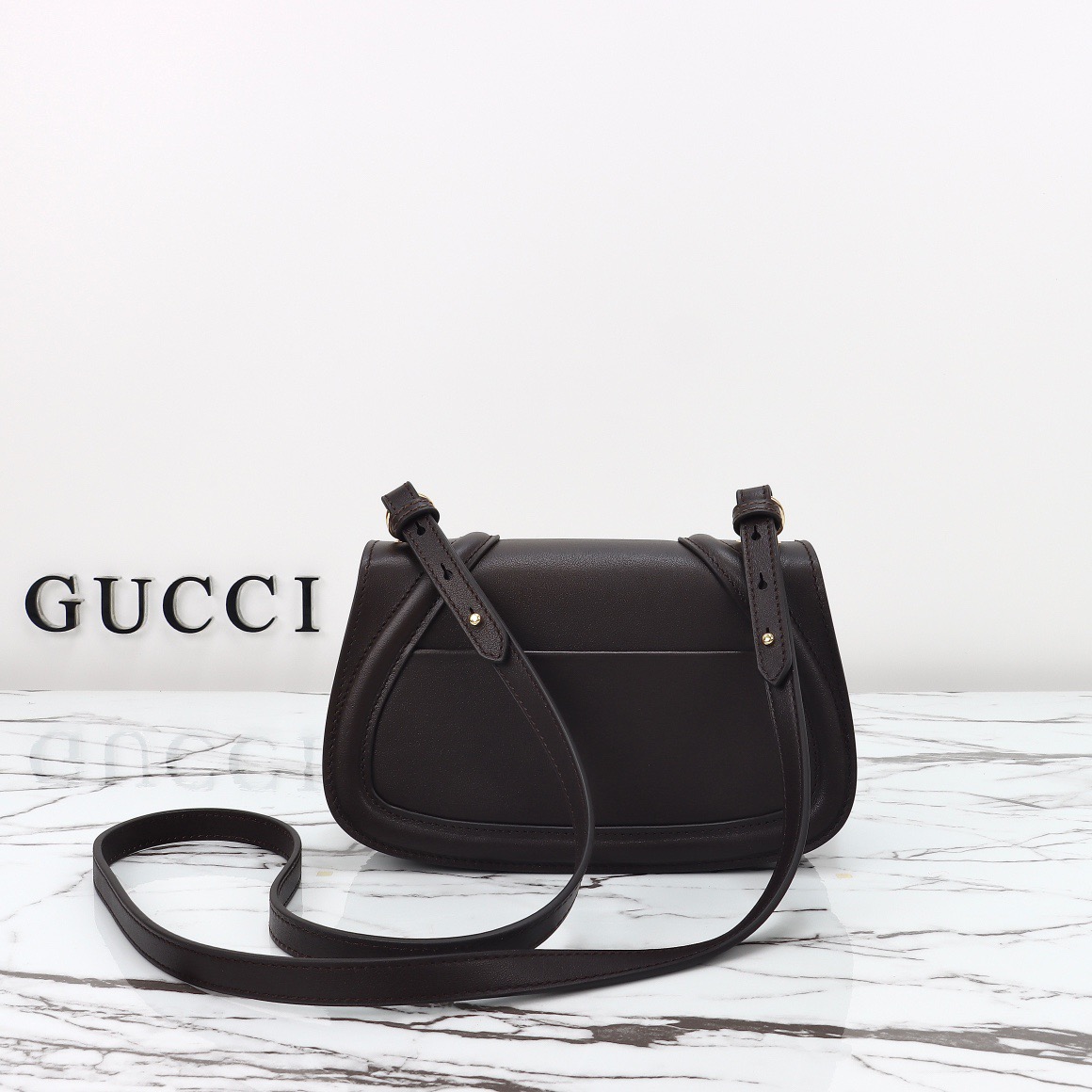 Gucci 구찌 인터로킹 G GG 수프림 캔버스 미니 크로스백 브라운 815700 3