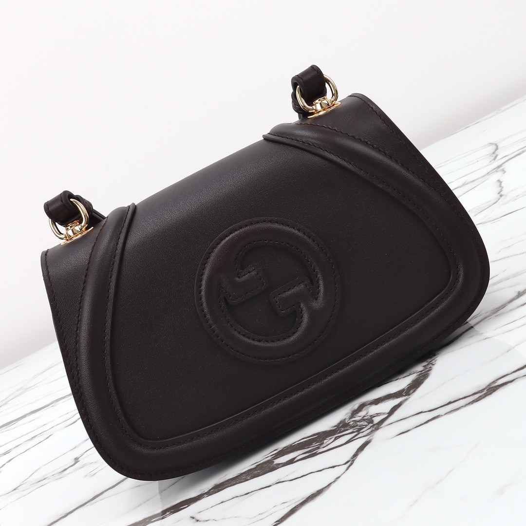 Gucci 구찌 인터로킹 G GG 수프림 캔버스 미니 크로스백 브라운 815700 4