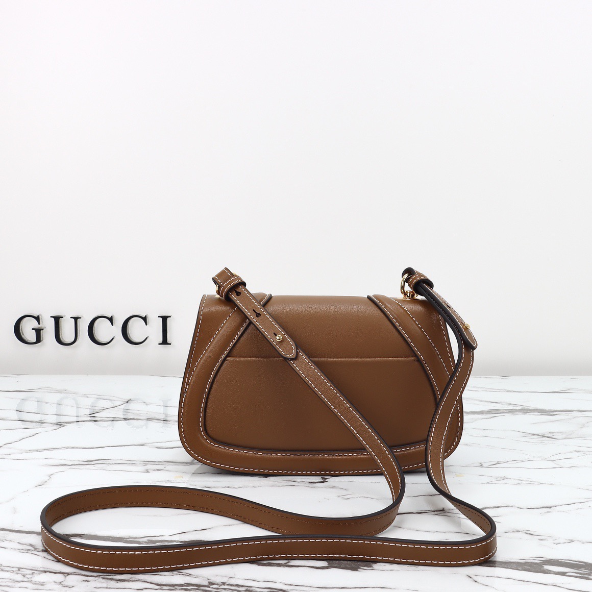 Gucci 구찌 인터로킹 G GG 수프림 캔버스 미니 크로스백 브라운 815700 3