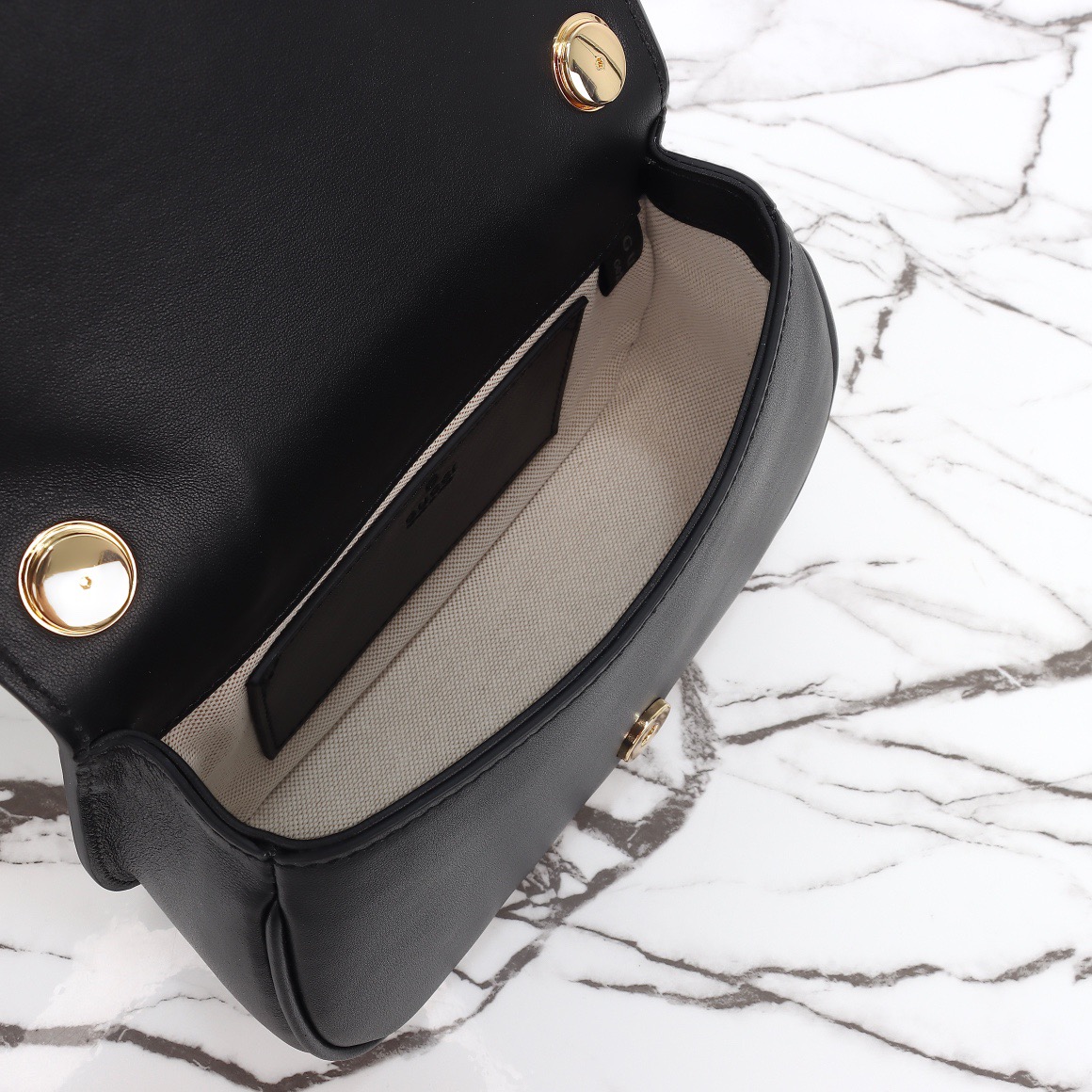 Gucci 구찌 인터로킹 G GG 수프림 캔버스 미니 크로스백 브라운 815700 9