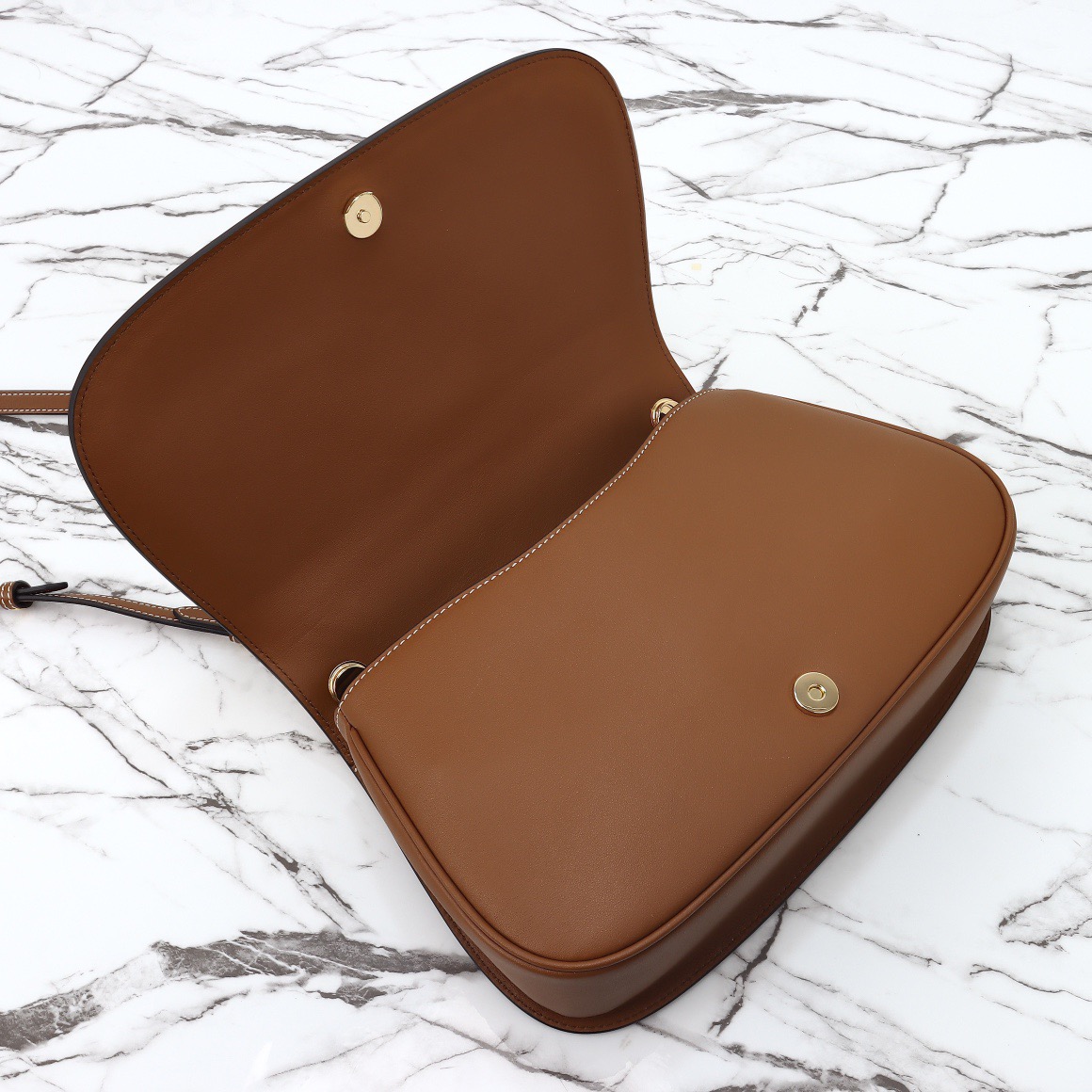 Gucci 구찌 815716 GG 수프림 캔버스 인터로킹 G 숄더백 브라운 레더 7