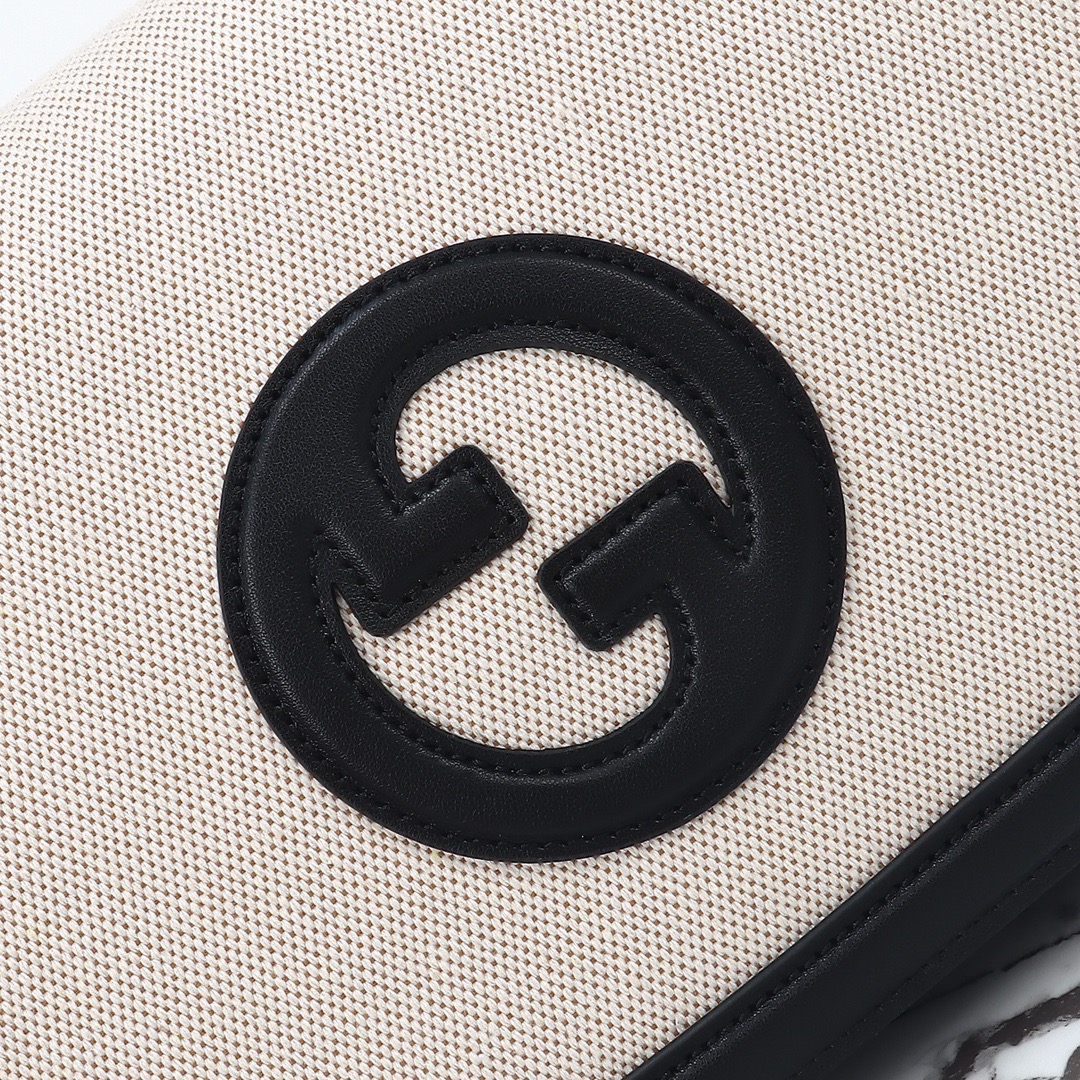 Gucci 구찌 815716 GG 수프림 캔버스 인터로킹 G 숄더백 브라운 레더 5