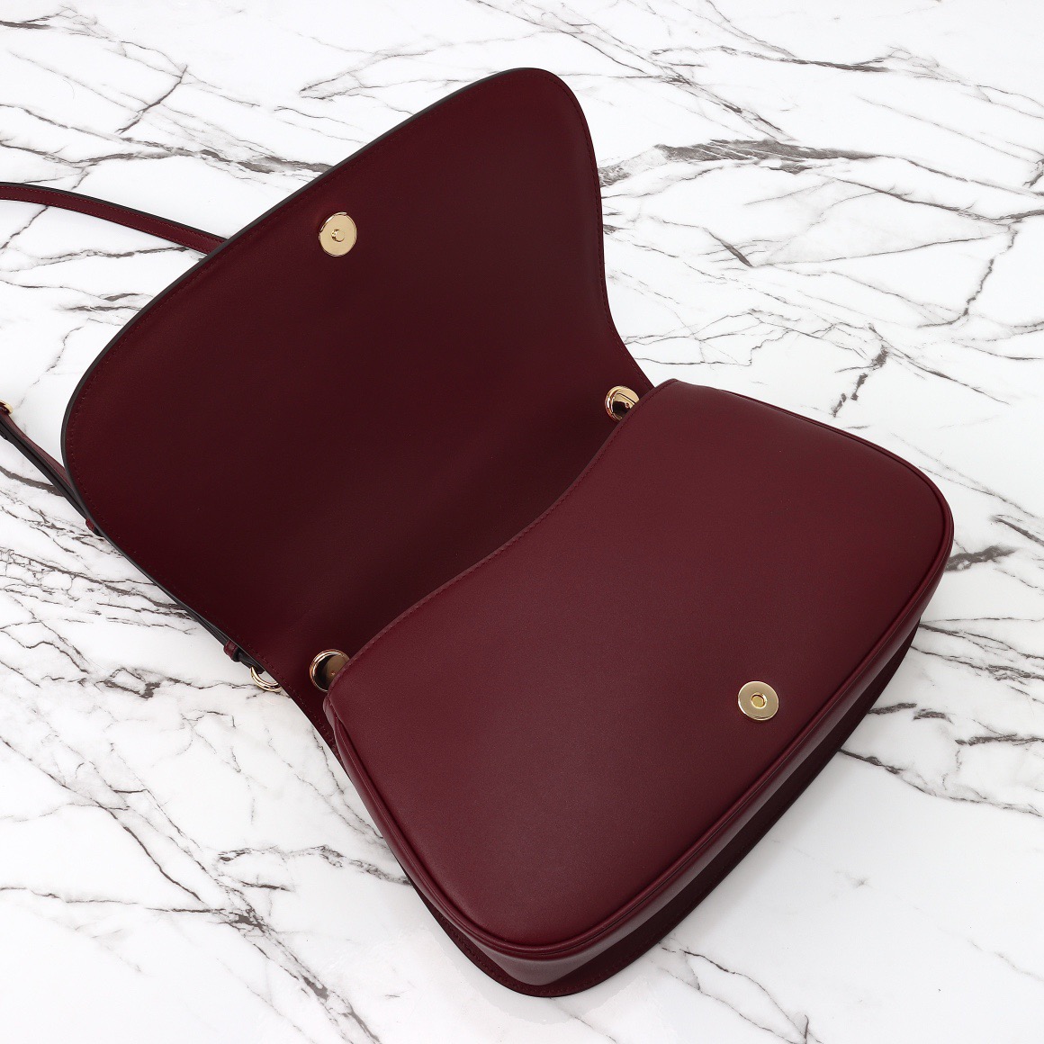 Gucci 구찌 815716 GG 수프림 캔버스 인터로킹 G 숄더백 브라운 레더 9