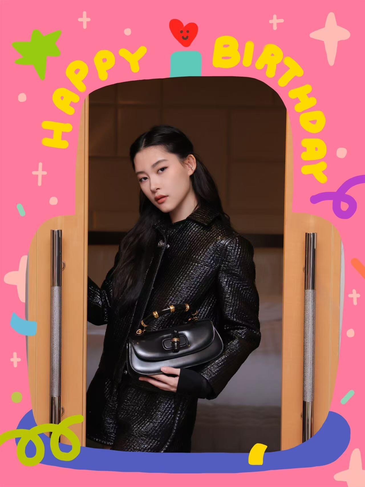 Gucci 구찌 뱀부 1947 탑핸들백 스무스 레더 화이트 블루 뱀부 핸들 골드 하드웨어 5