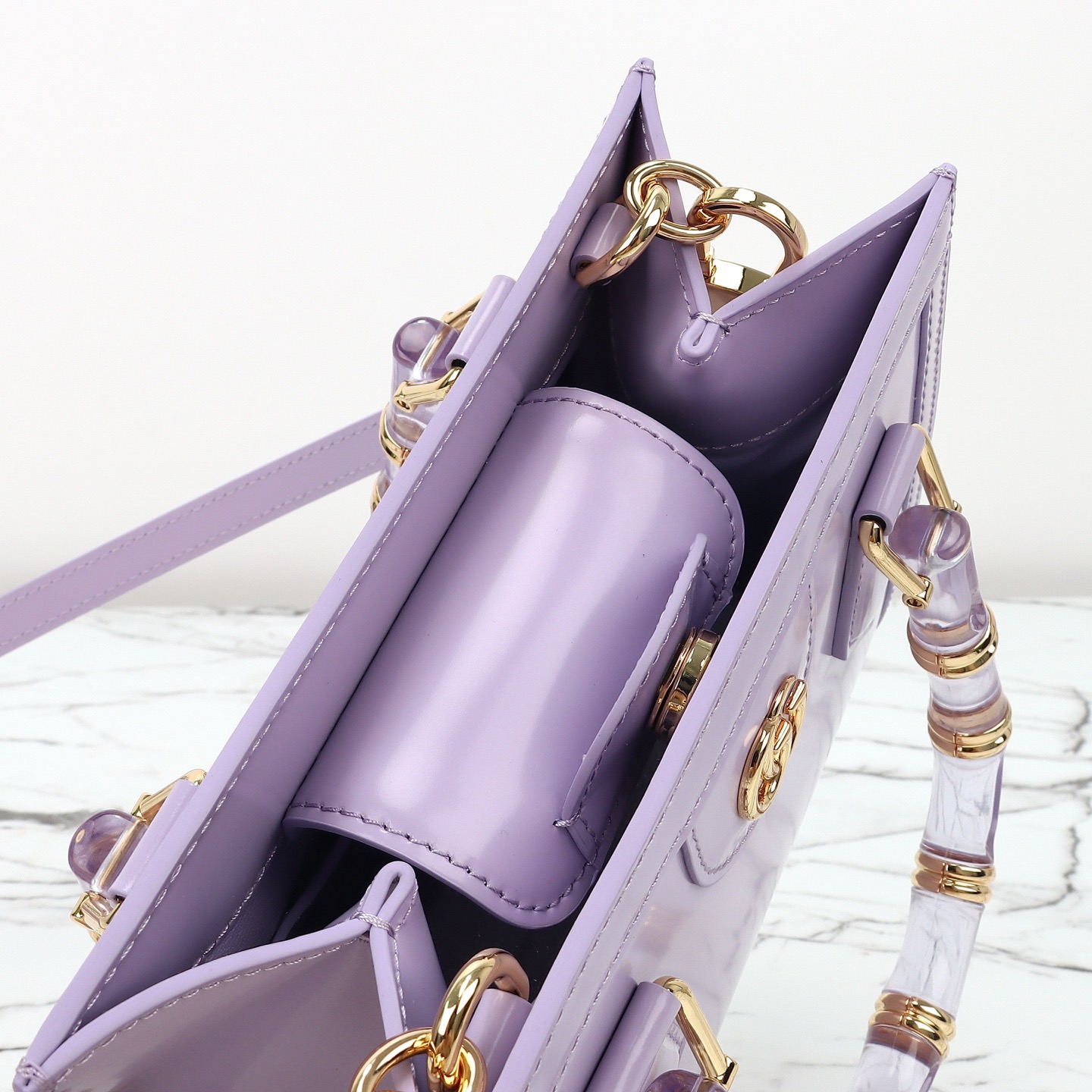 Gucci 구찌 뱀부 핸들 미니 토트백 페이턴트 레더 포레스트 그린 GHW 7