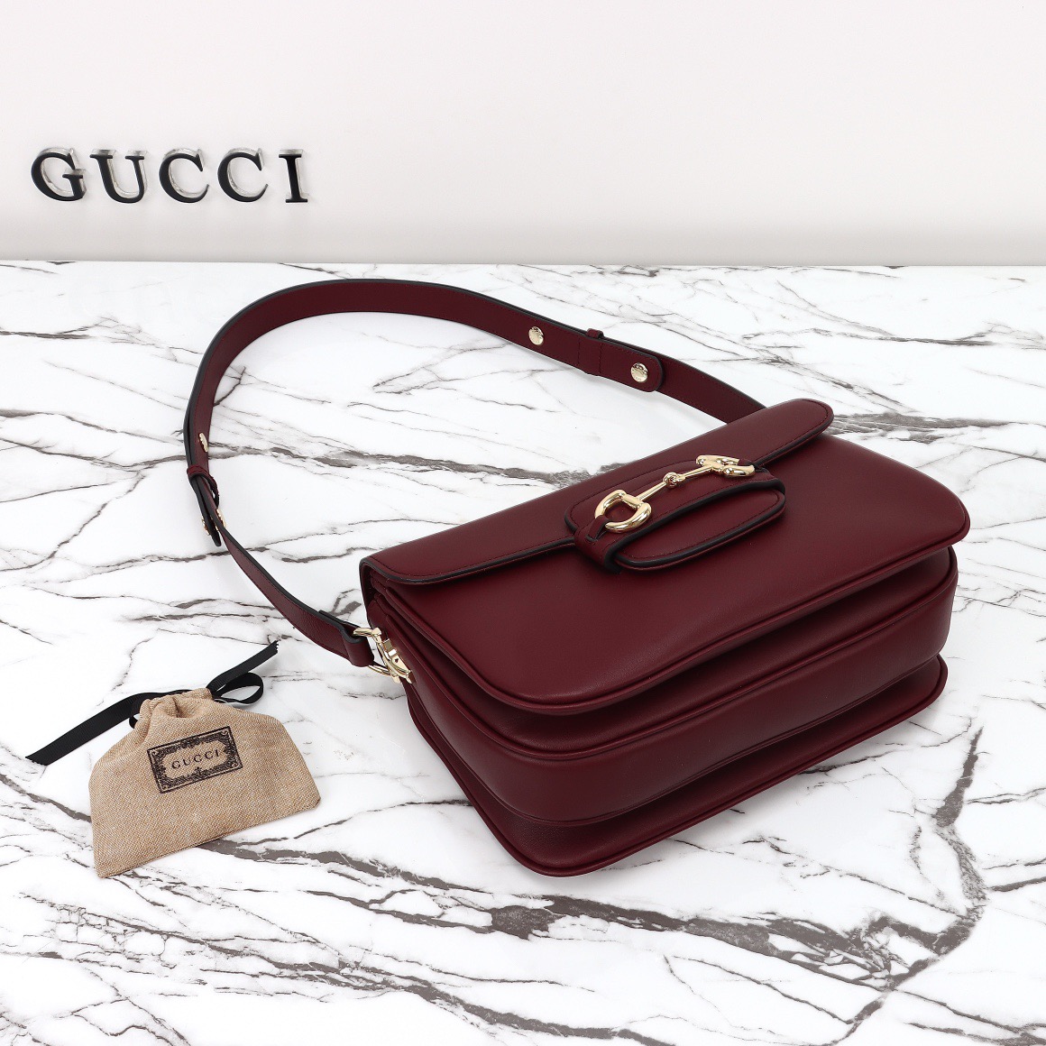 Gucci 구찌 홀스빗 레더 크로스백 포레스트 그린 골드 하드웨어 8