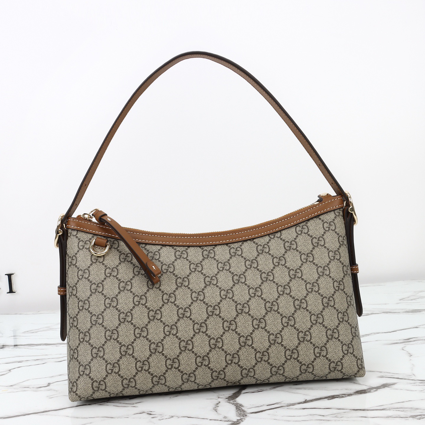 Gucci 구찌 GG 수프림 캔버스 스몰 숄더백 베이지 브라운 2