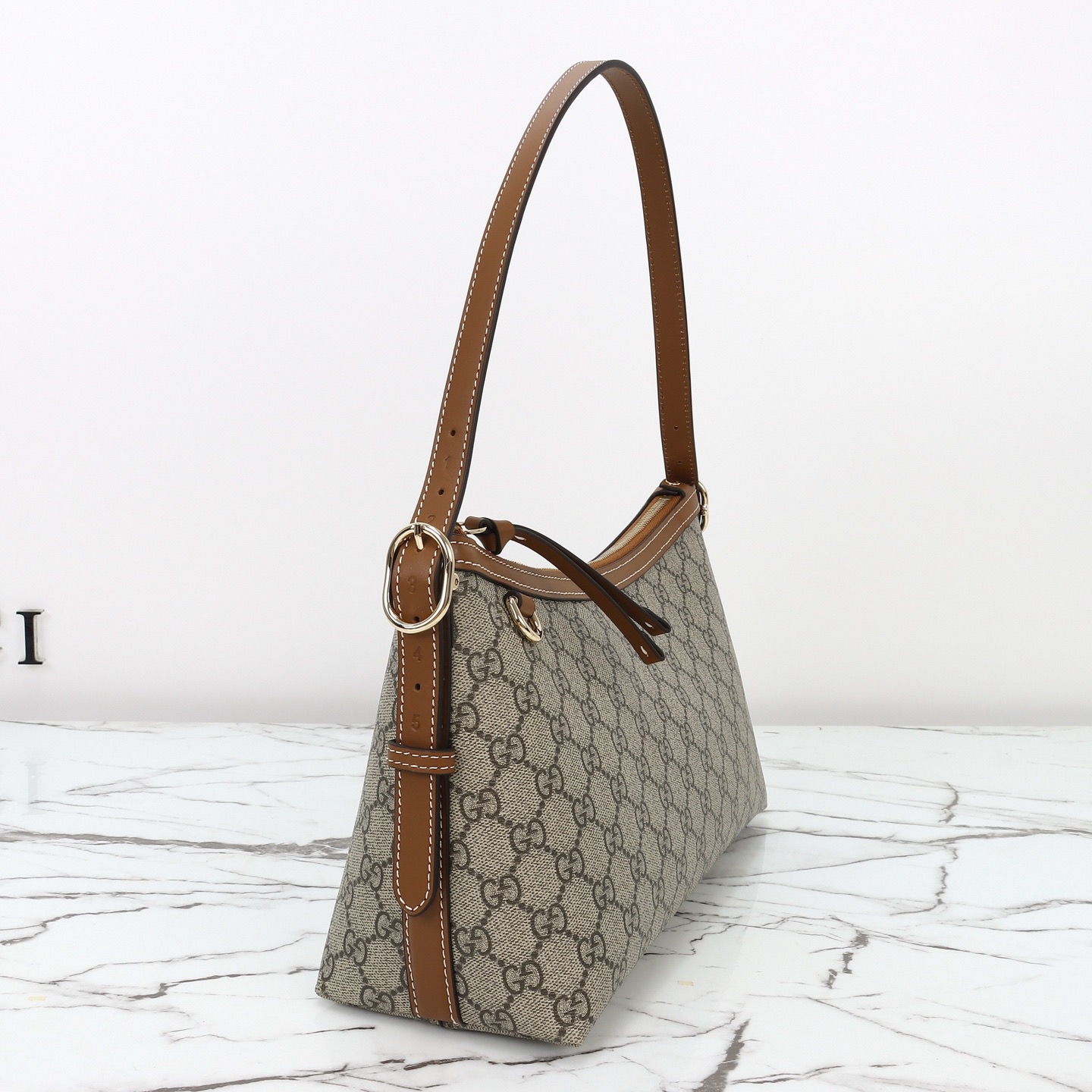 Gucci 구찌 GG 수프림 캔버스 스몰 숄더백 베이지 브라운 3