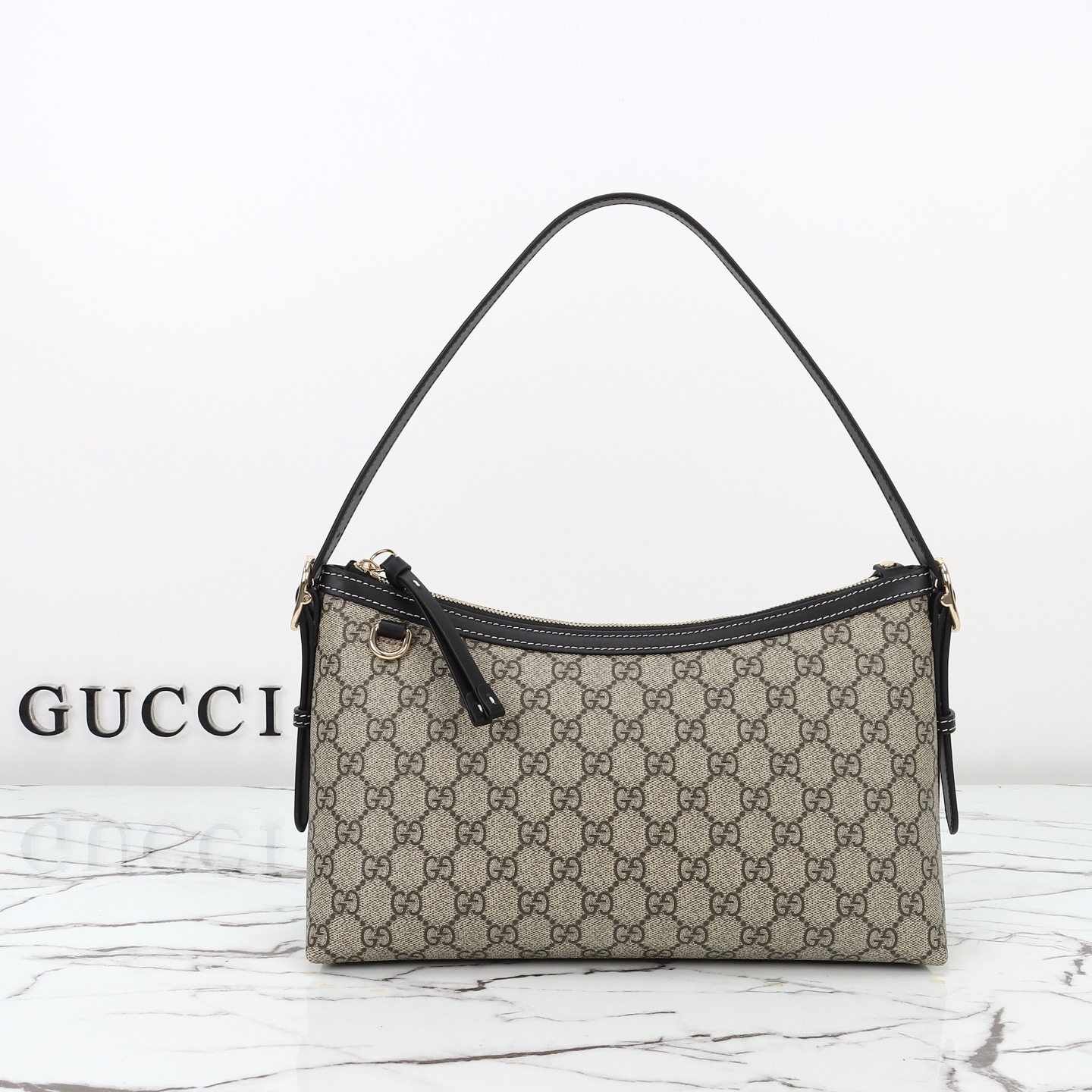 Gucci 구찌 GG 수프림 캔버스 스몰 숄더백 베이지 브라운 1