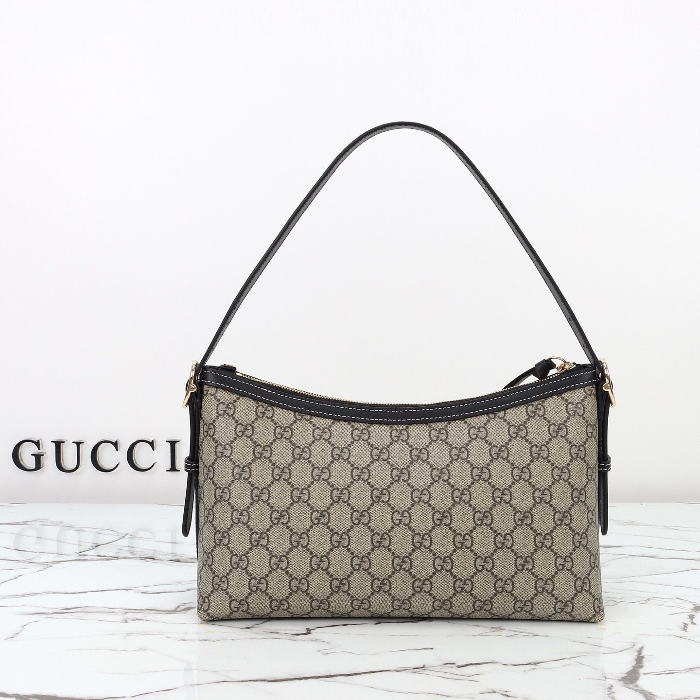 Gucci 구찌 GG 수프림 캔버스 스몰 숄더백 베이지 브라운 3