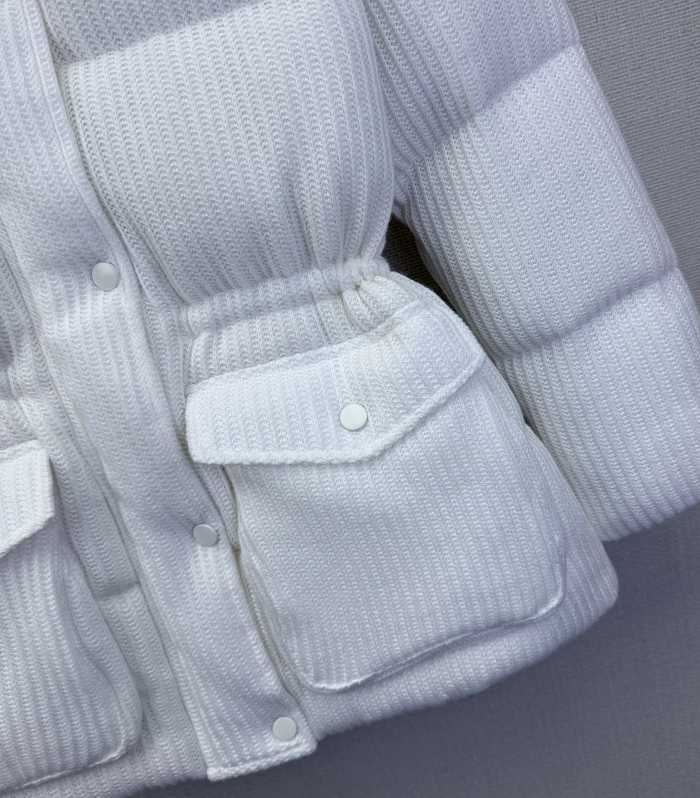 기타브랜드 기타브랜드 화이트 코듀로이 덕다운 패딩 재킷 10